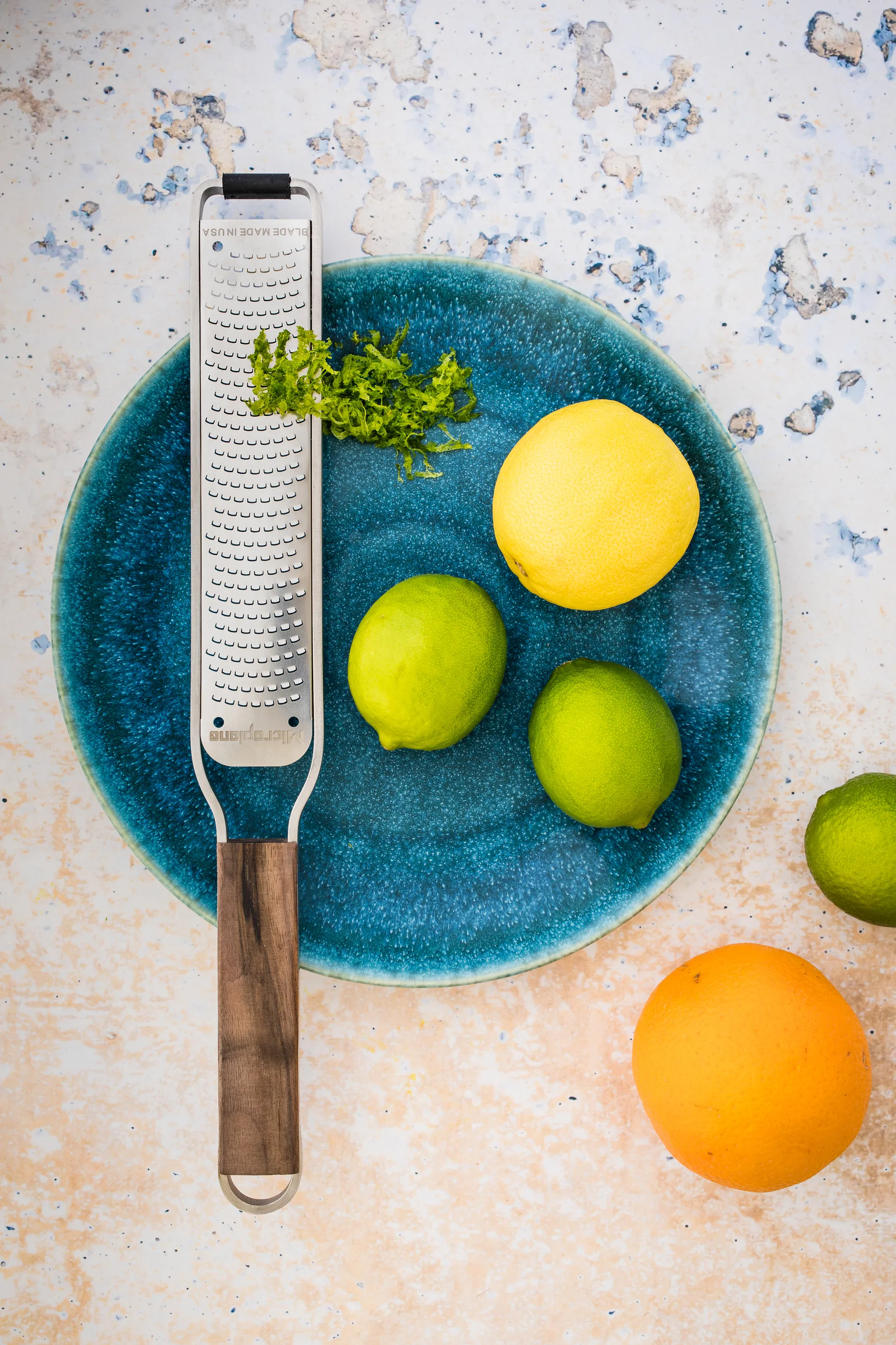 Master zesterjern 31 cm, Walnut Microplane