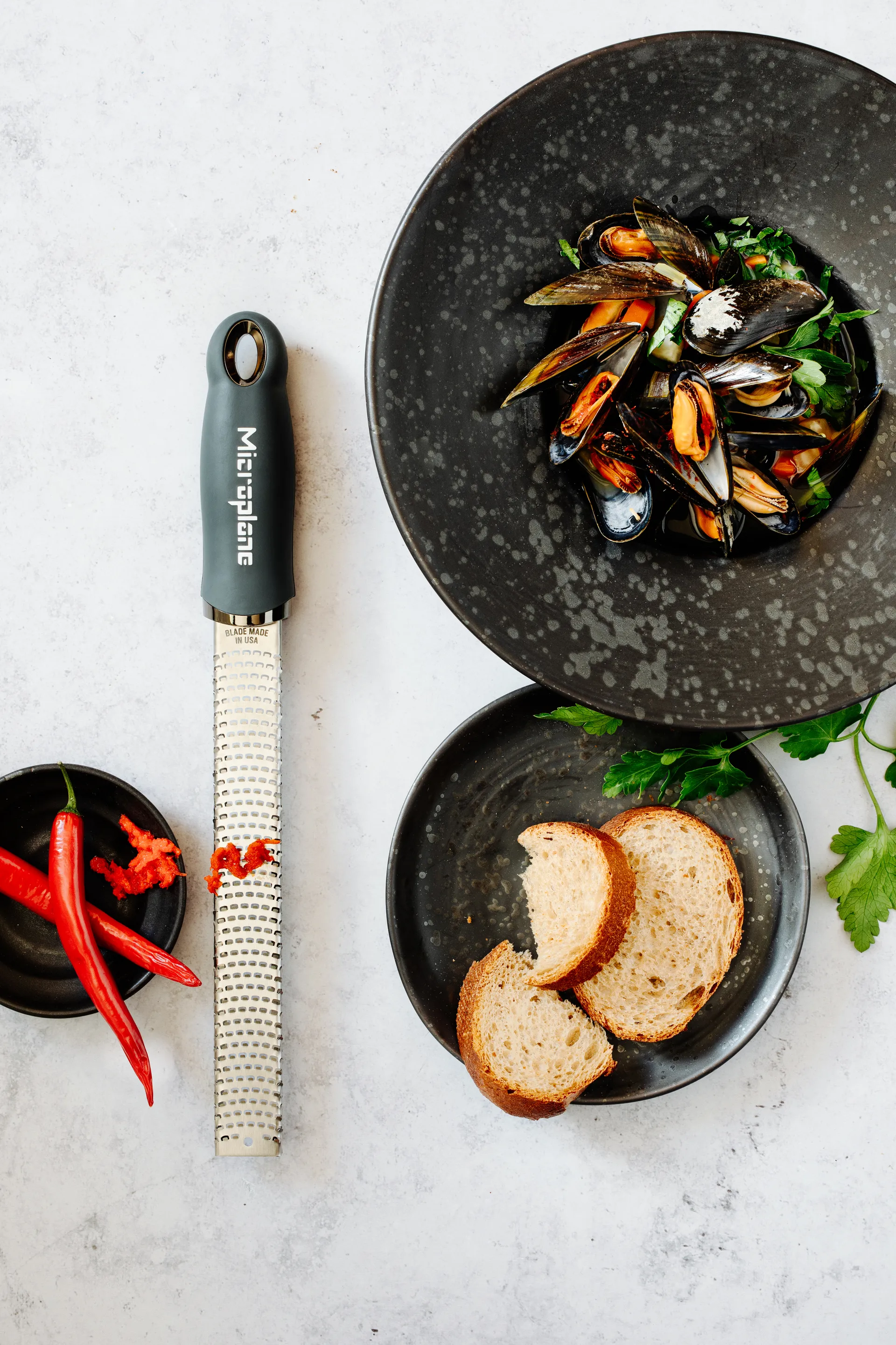 Premium classic zestjern 32 cm, After dark grey Microplane