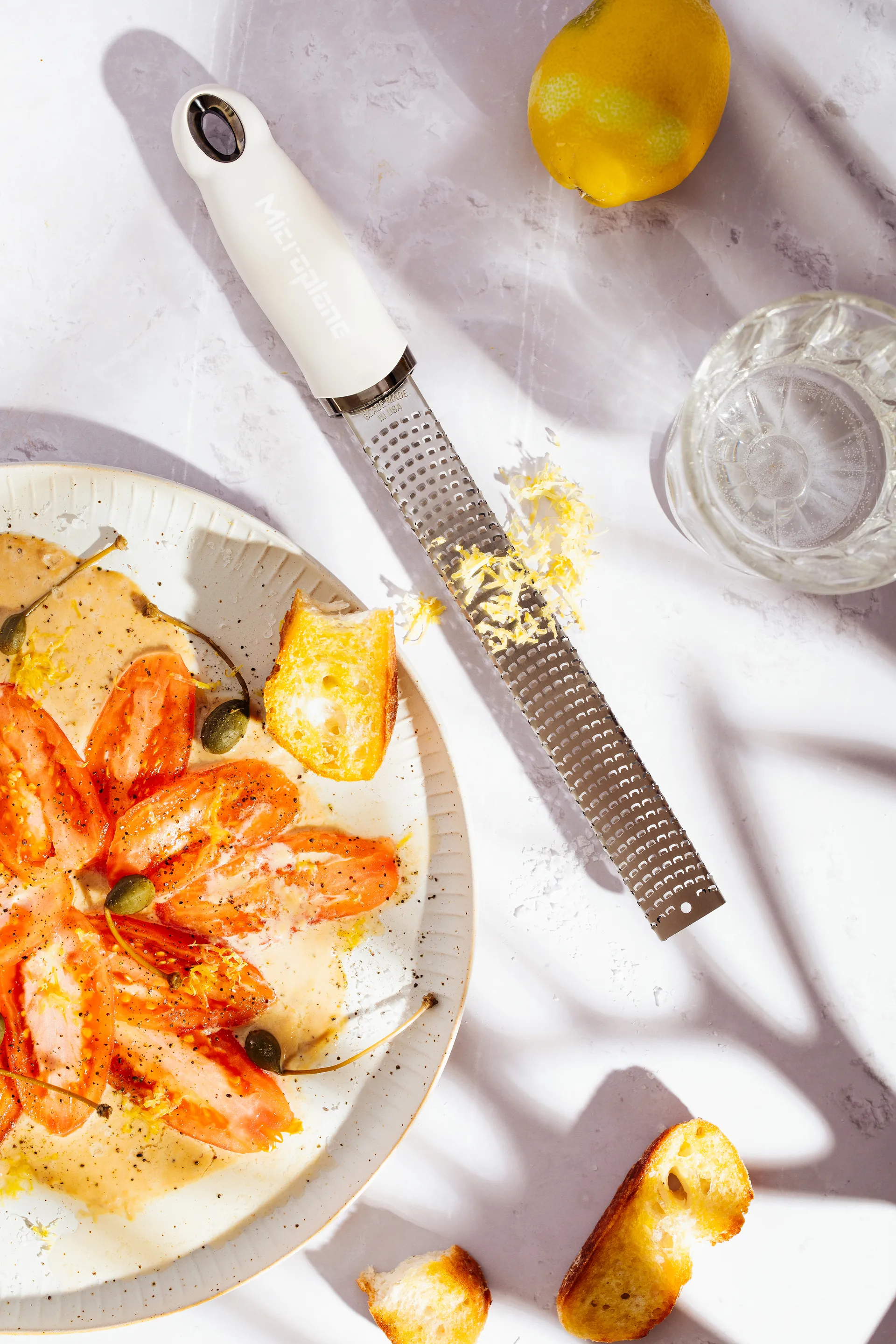 Premium classic zestjern 32 cm, Cashmere beige Microplane