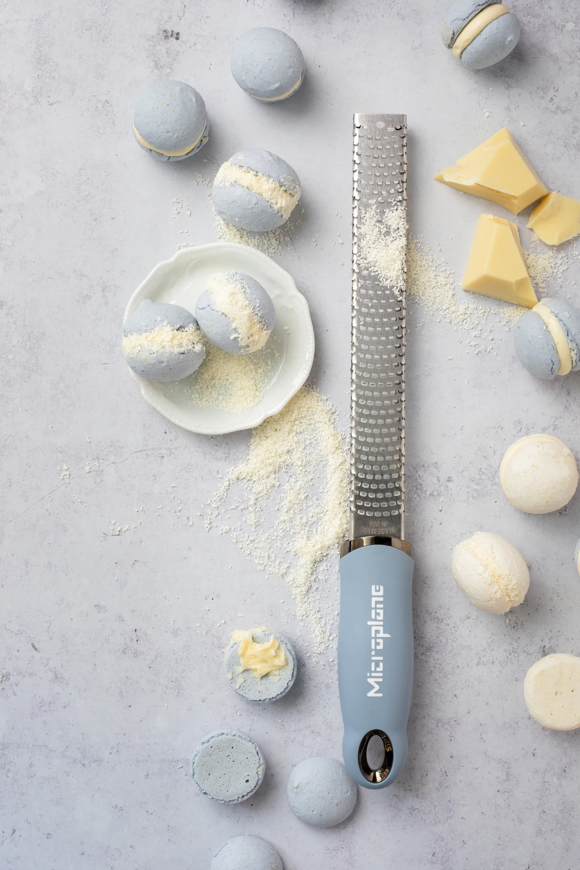 Premium classic zestjern 32 cm, Sky blue Microplane