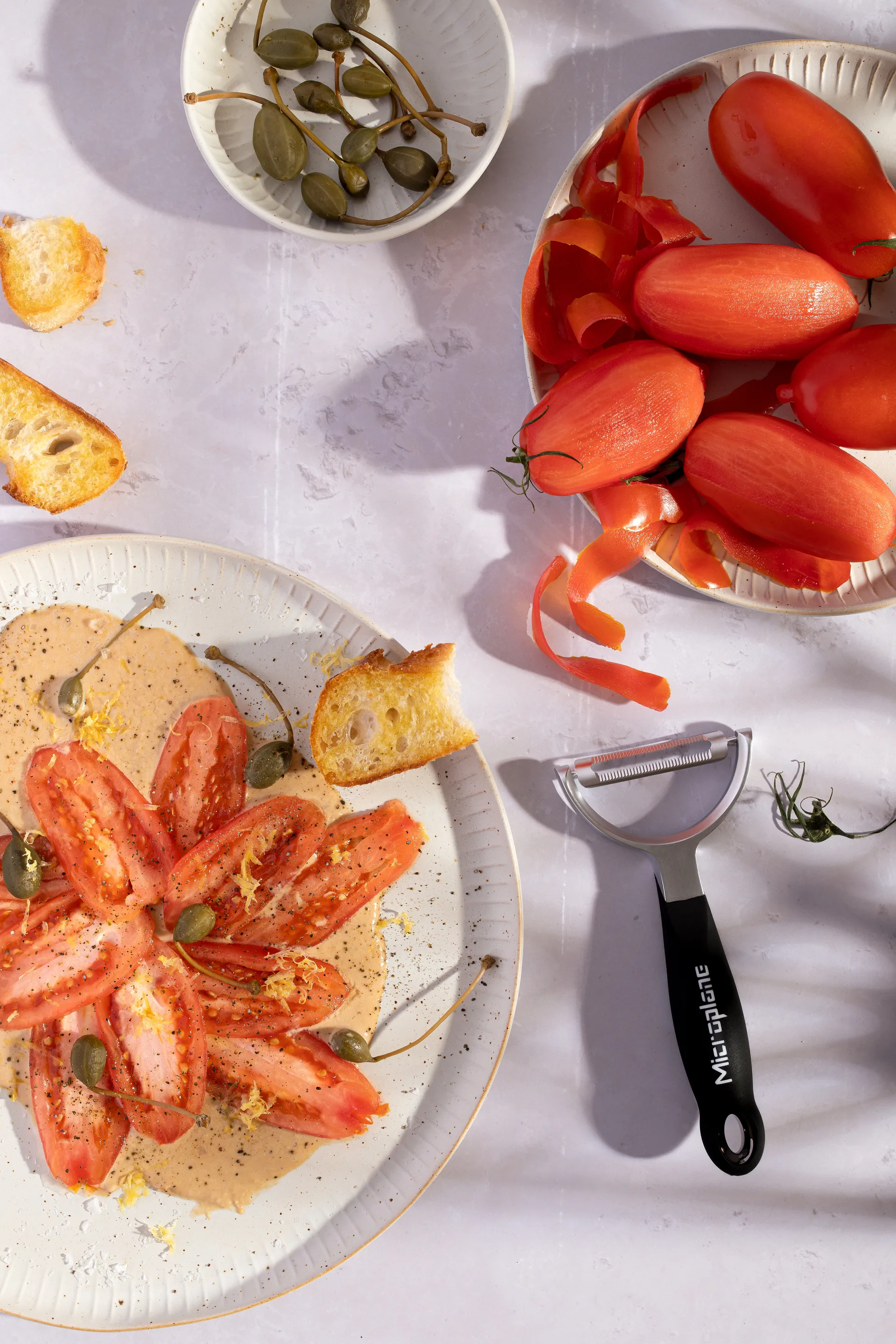 Professionel Y-skræller tandet 16,4 cm., Black Microplane