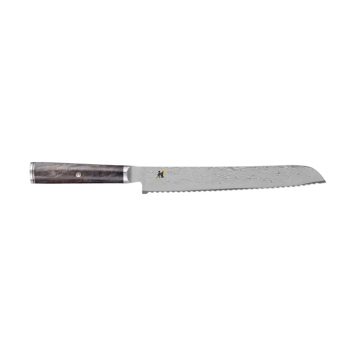 Miyabi Black 5000MCD 67 brødkniv 23 cm - Damaskus-sort ahorn - Miyabi