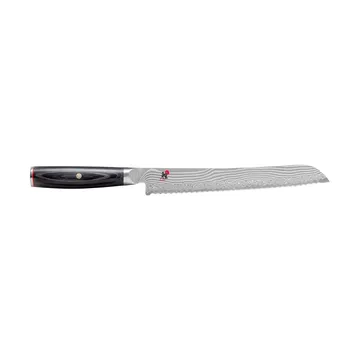 Raw 5000FCD brødkniv 23 cm - Damaskus-svart - Miyabi