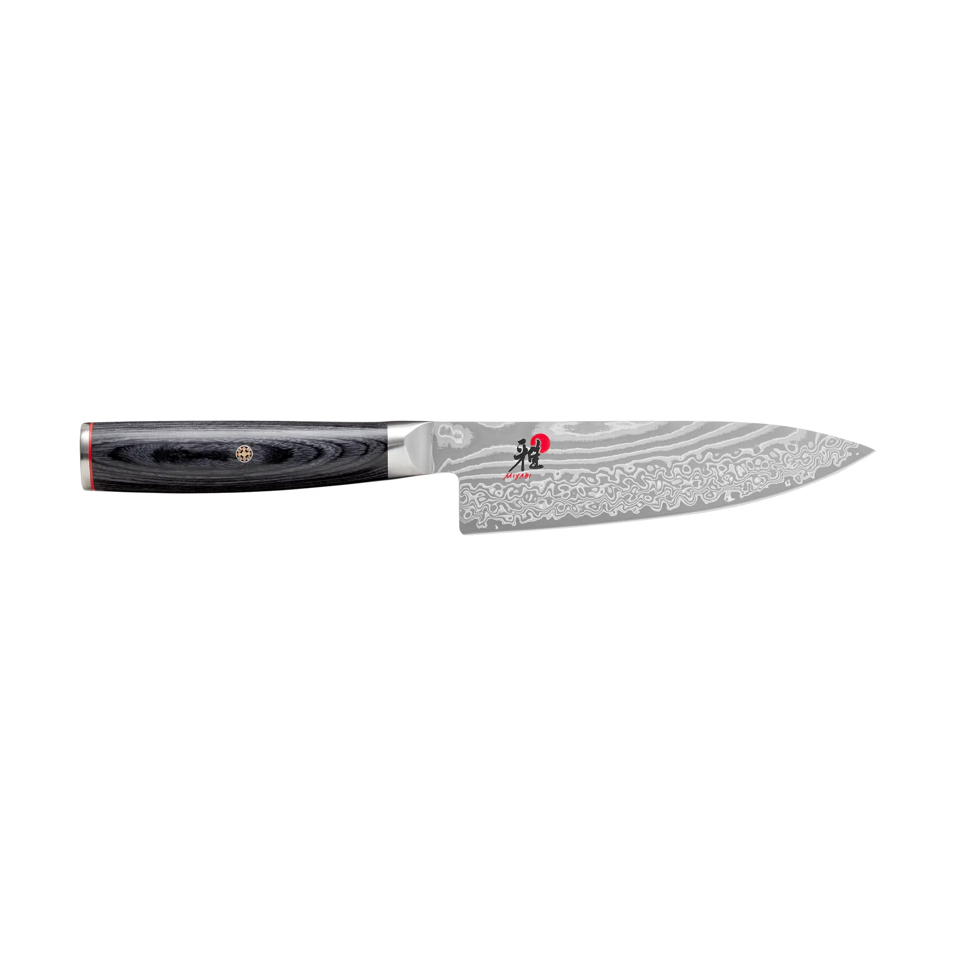 Raw 5000FCD kokkekniv gyutoh 16 cm, Damaskus-svart Miyabi