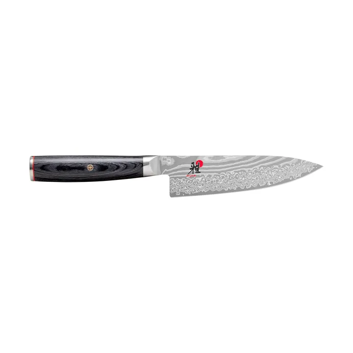 Raw 5000FCD kokkekniv gyutoh 16 cm - Damaskus-svart - Miyabi