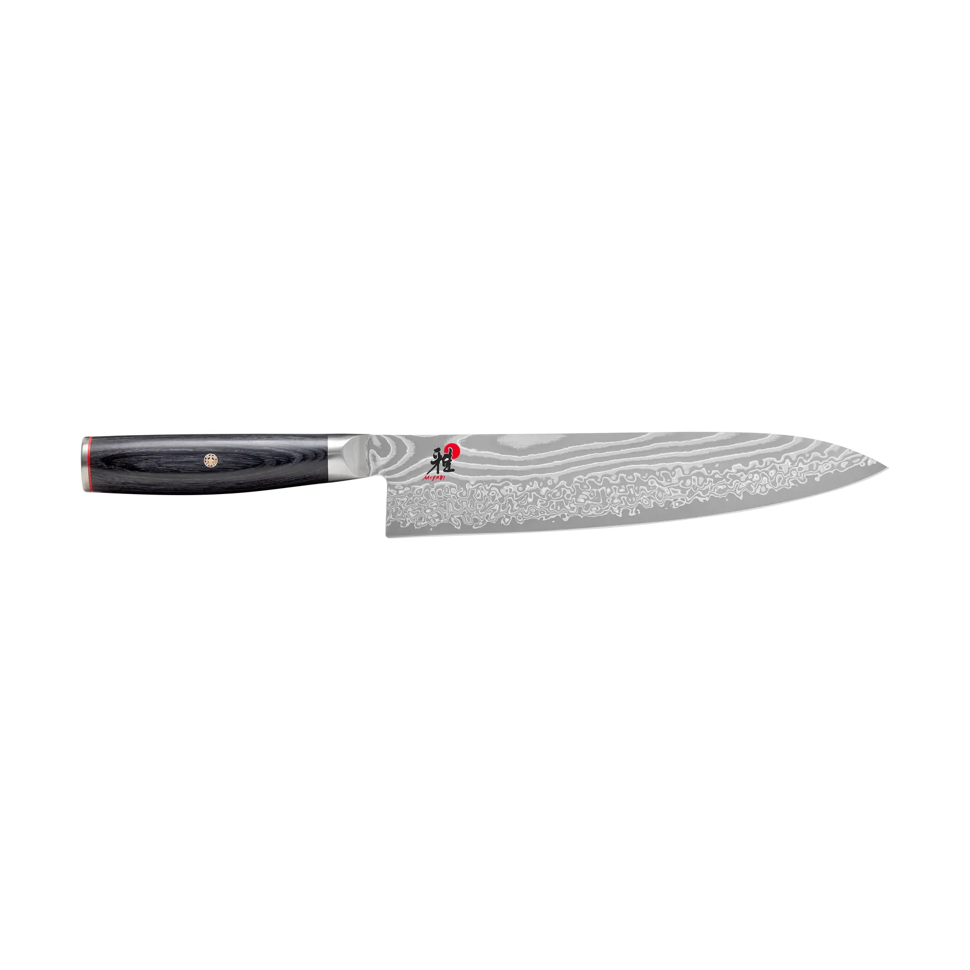 Raw 5000FCD kokkekniv gyutoh 24 cm, Damaskus-svart Miyabi
