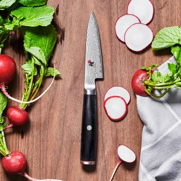 Raw 5000FCD shotoh skalkniv 9 cm - Damaskus-svart - Miyabi