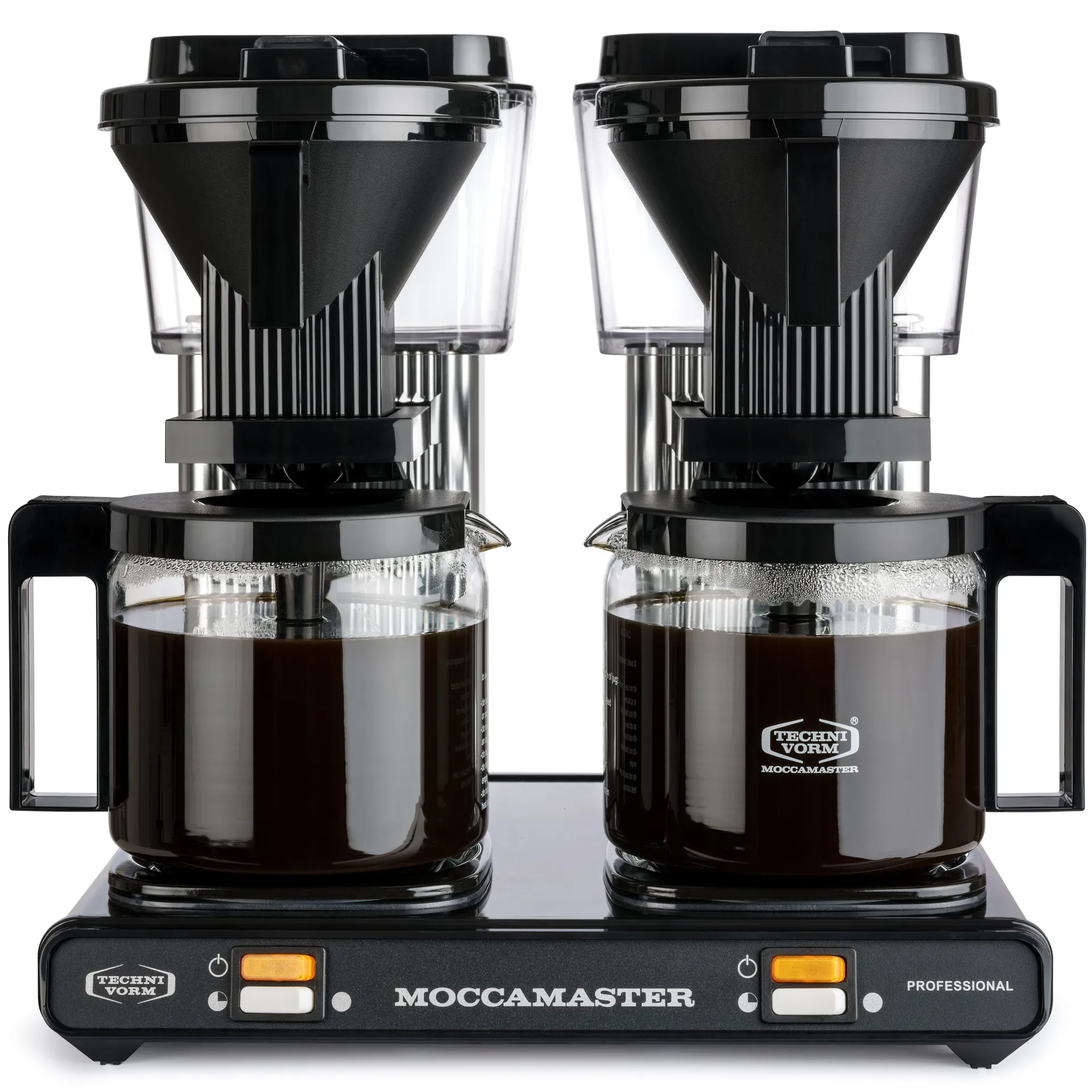 Professionel dobbelt 2,5 L, Sort-sølv Moccamaster