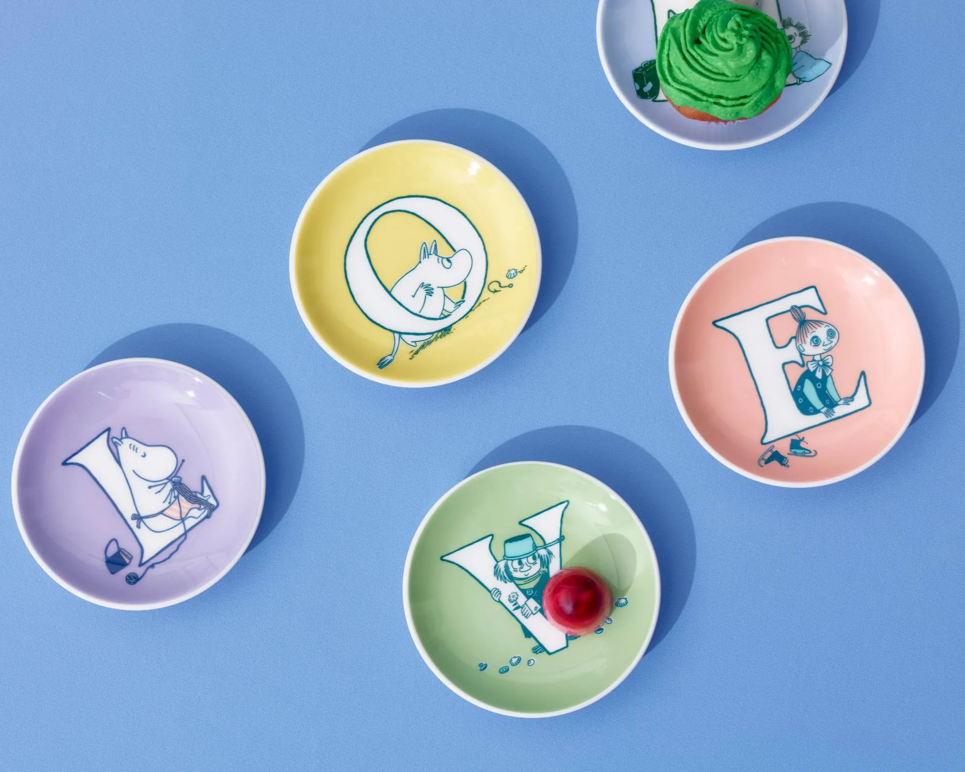 ABC Mumi minitallerken, L, 10,5 cm Moomin Arabia