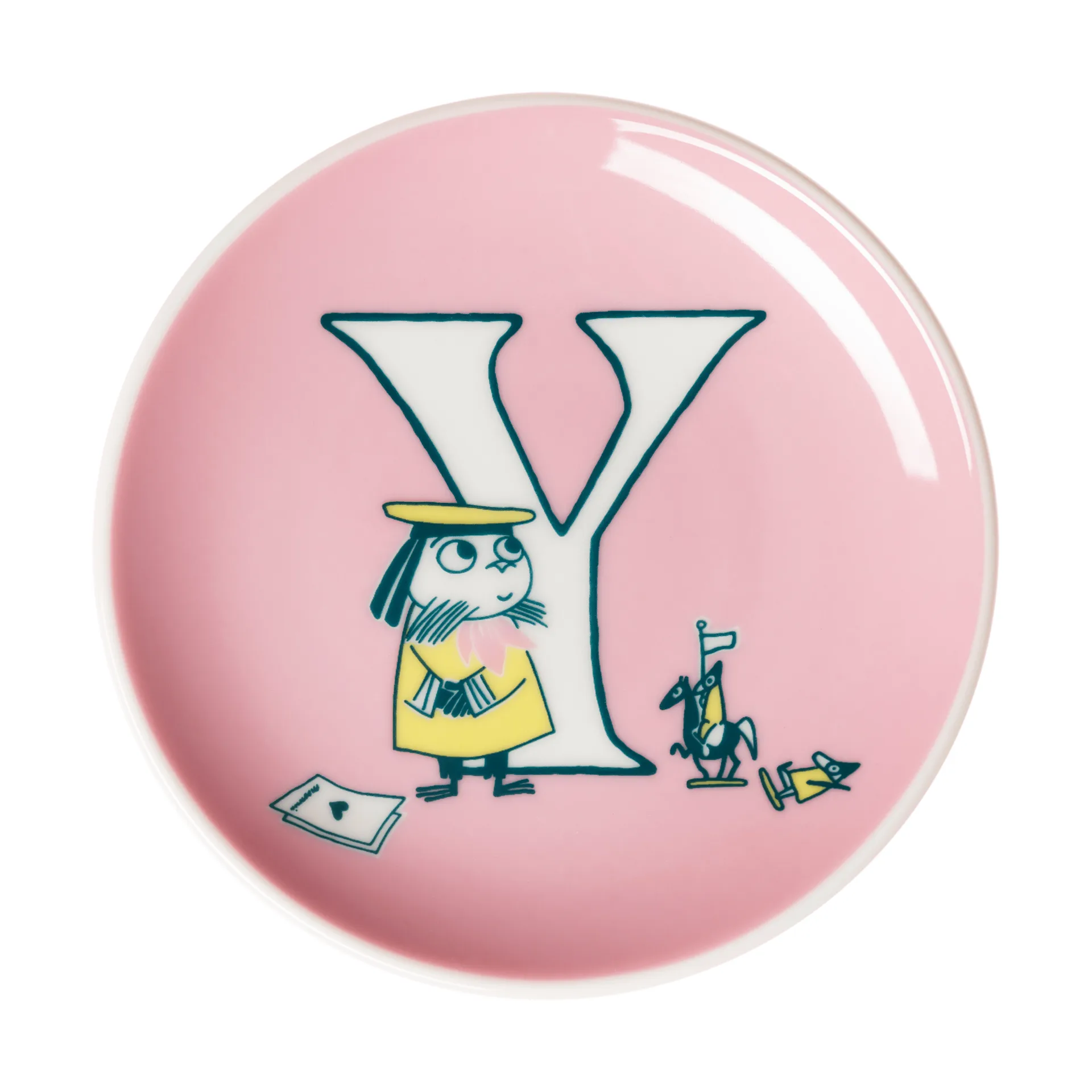 Moomin Arabia ABC Mumi minitallerken Y, 10,5 cm