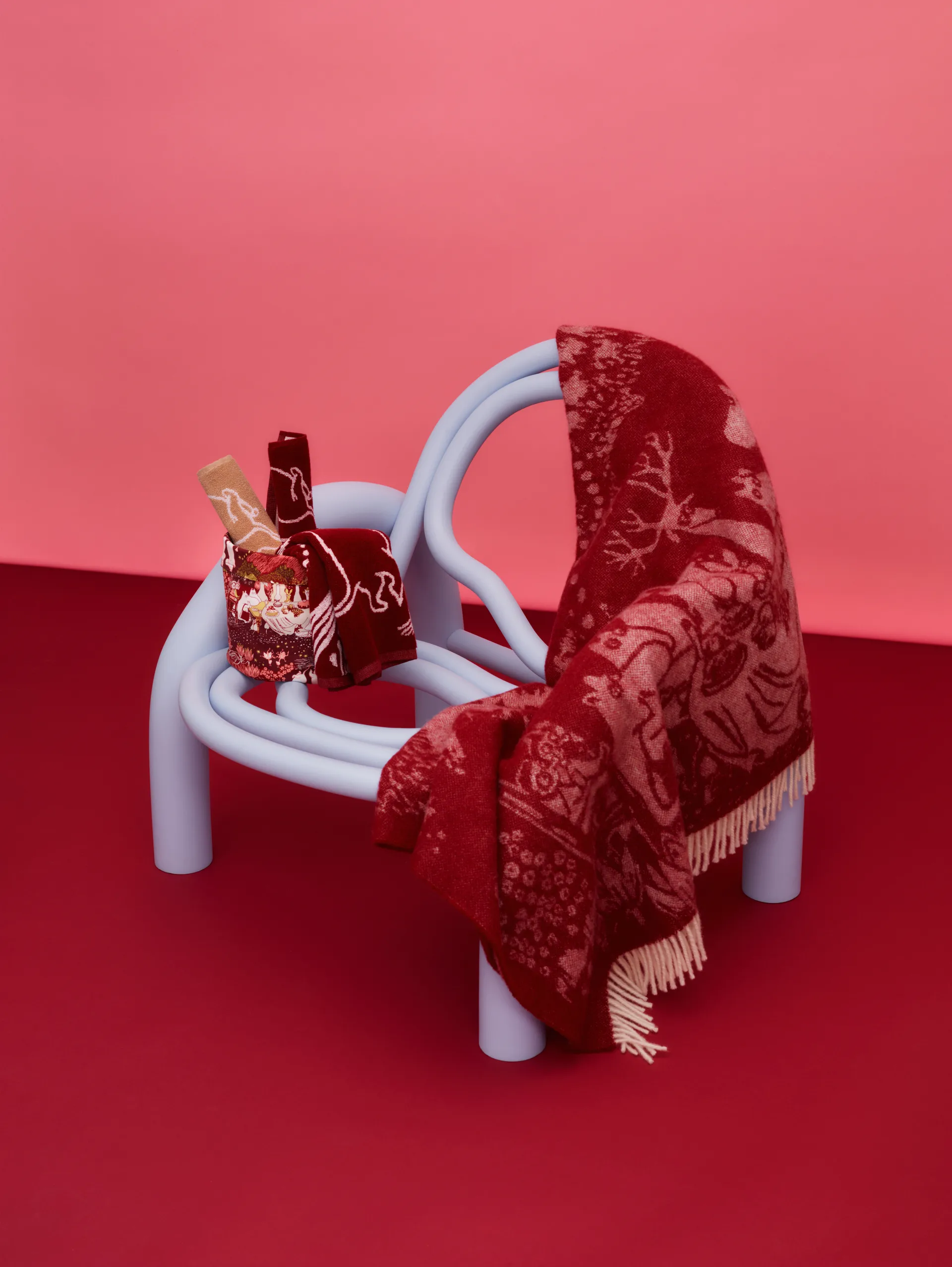 Festlige stunder mumi håndklæde 2 dele, 30x50 cm Moomin Arabia