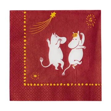 Festlige stunder mumi papirserviet 33x33 cm - 20-pak - Moomin Arabia