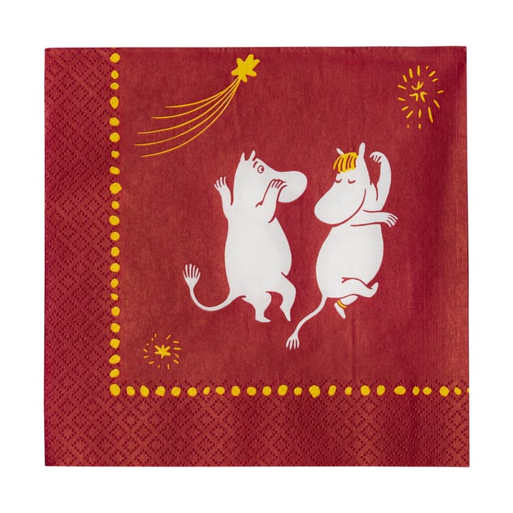 Festlige stunder mumi papirserviet 33x33 cm, 20-pak Moomin Arabia