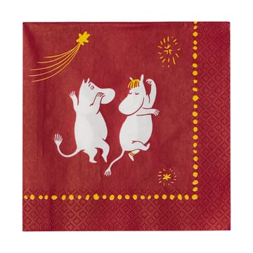Festlige stunder mumi papirserviet 33x33 cm - 20-pak - Moomin Arabia