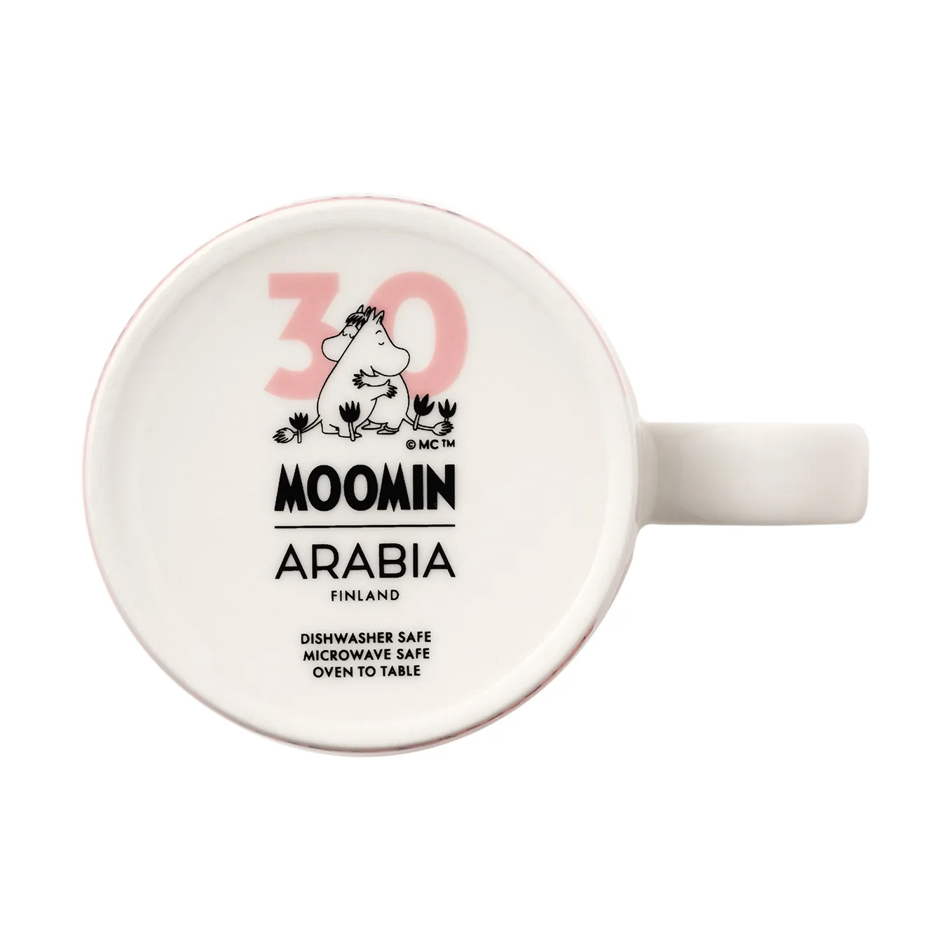 Kærlighed 30 år Mumi-kop og tallerken Limited Edition, 2 dele Moomin Arabia