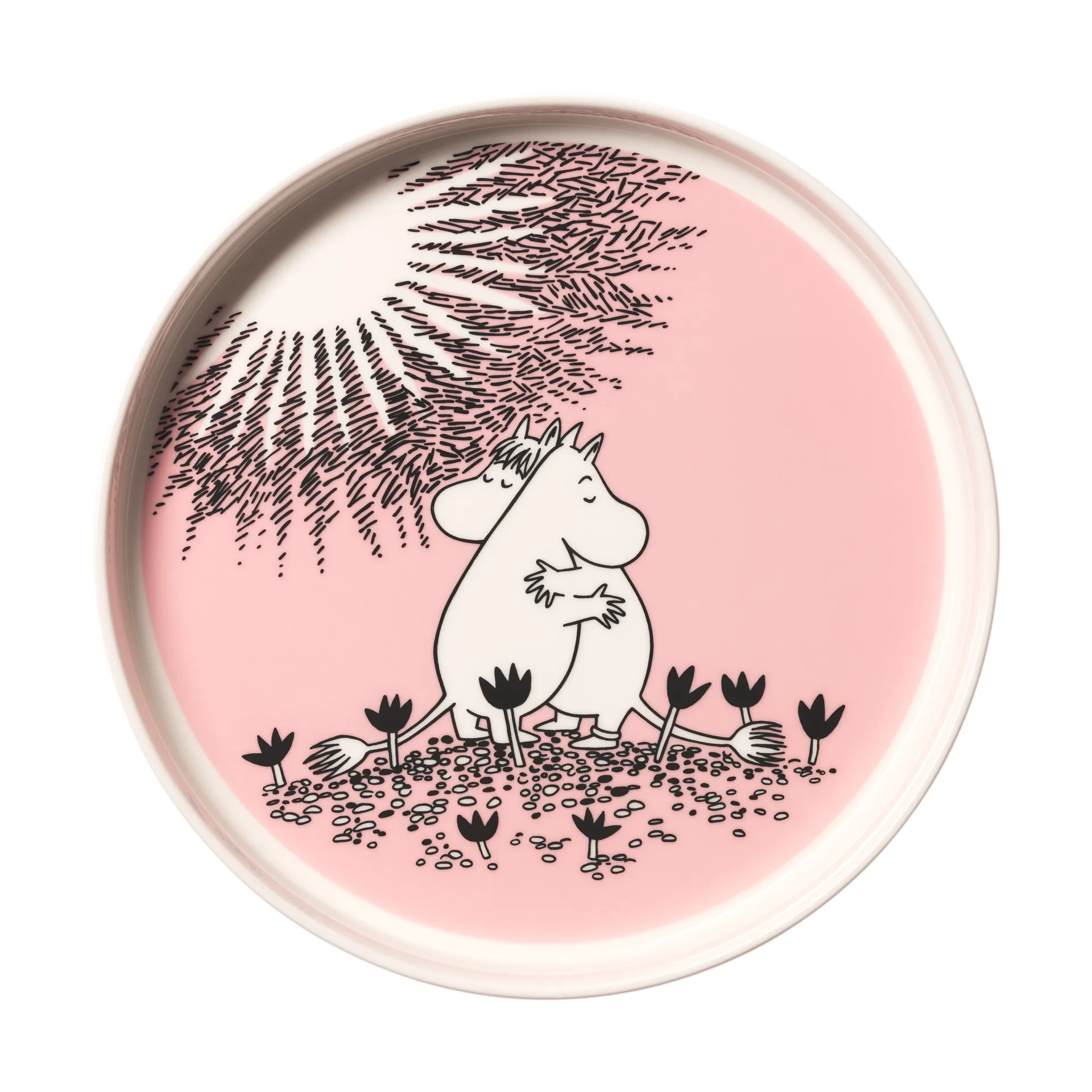 Kærlighed 30 år Mumi tærteform Limited Edition, Ø28 cm Moomin Arabia