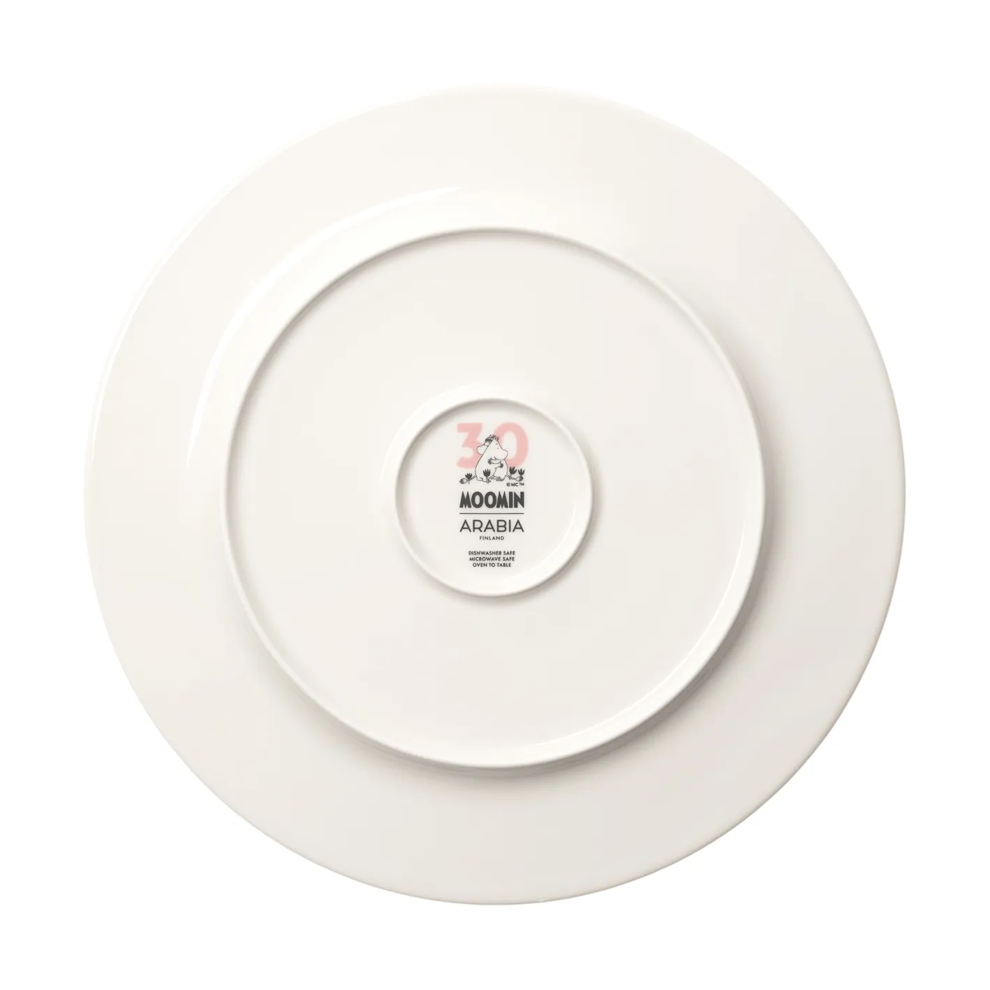 Kærlighed 30 år Mumin serveringstallerken Limited Edition, Ø30 cm Moomin Arabia