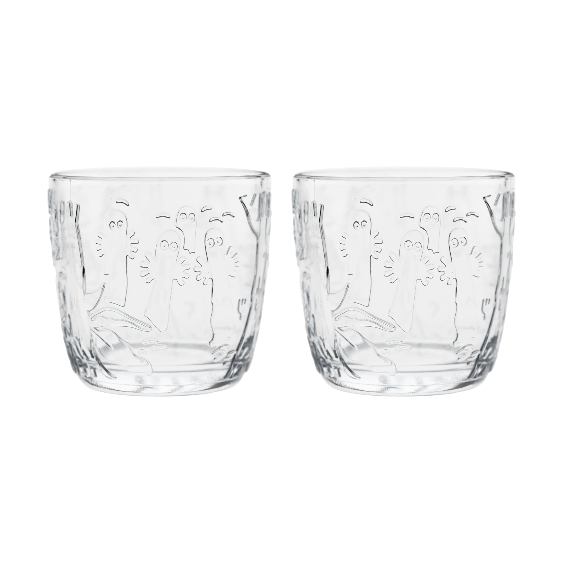 Moomin drikkeglas 28 cl 2-pak, Klar Moomin Arabia