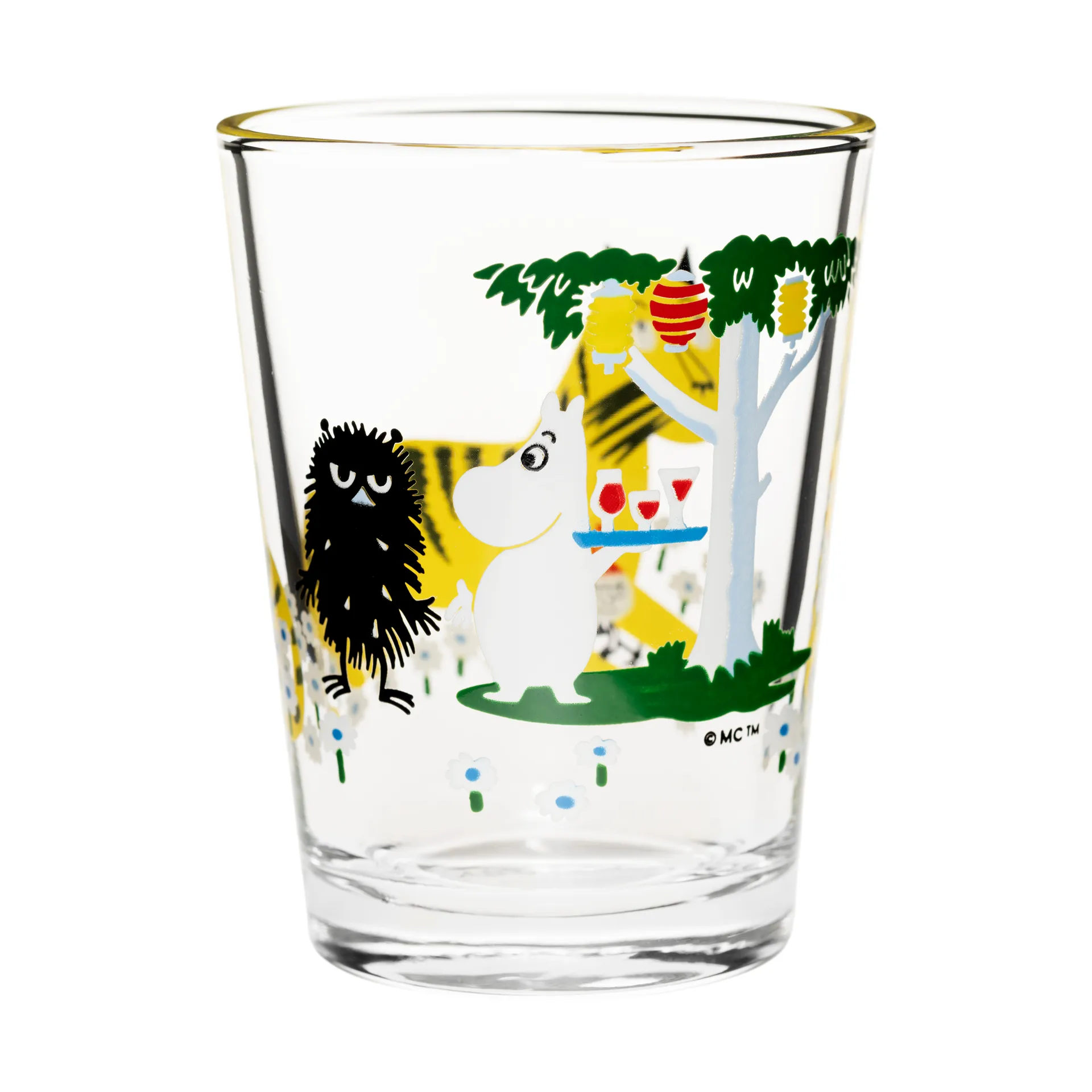 Mumi glas 22 cl, Havefest Moomin Arabia