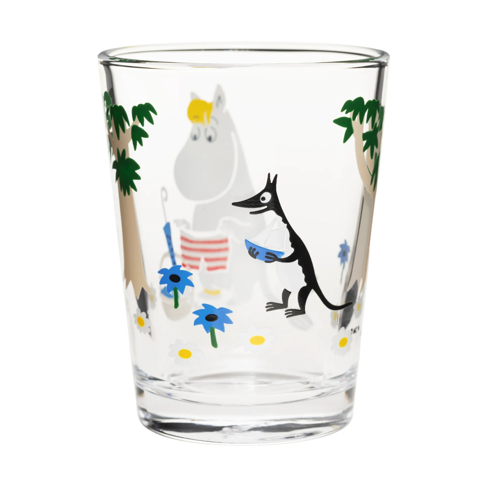 Mumi glas 22 cl, Vi tager på ferie Moomin Arabia