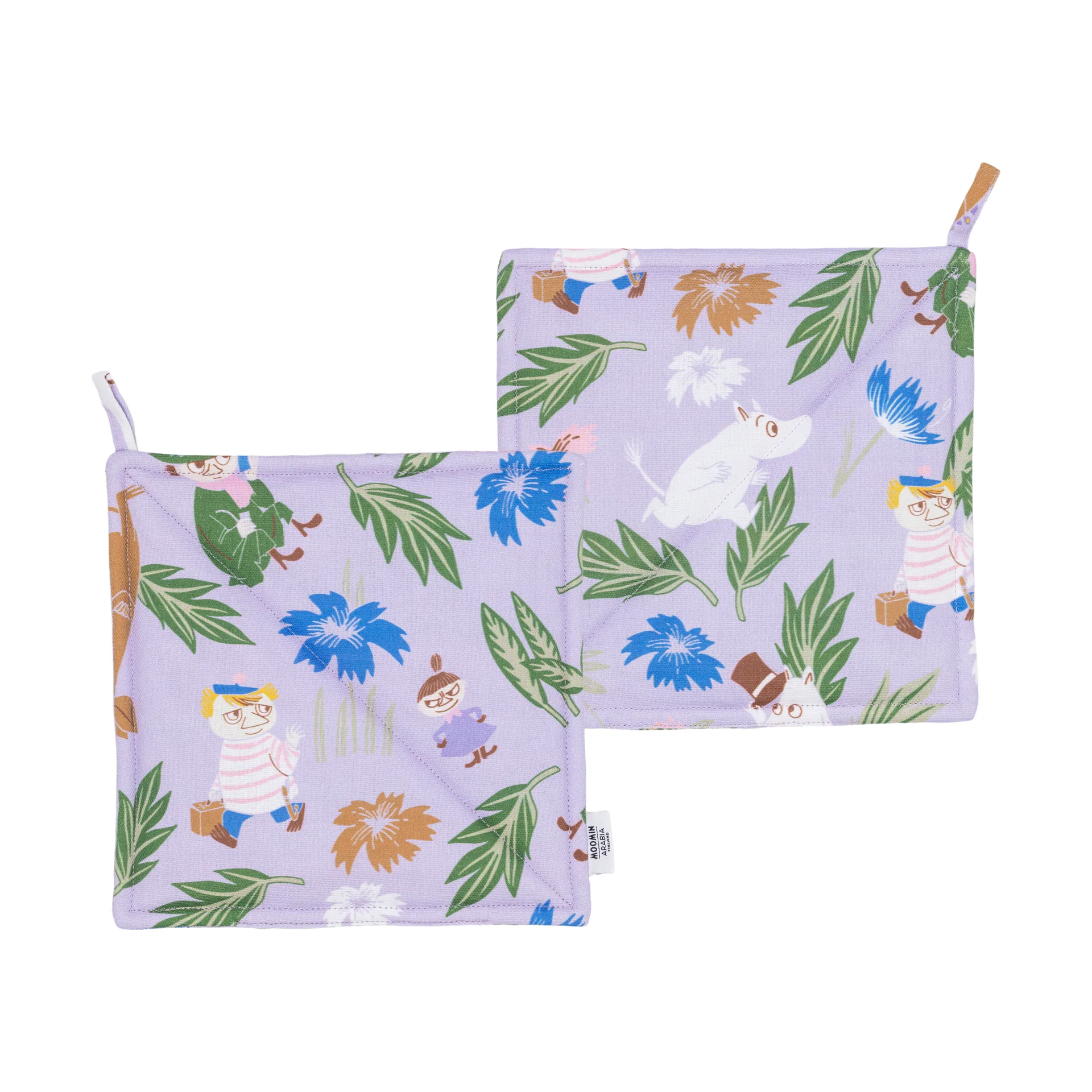 Mumi grydelap 22x26 cm 2-pak, Lilla Moomin Arabia
