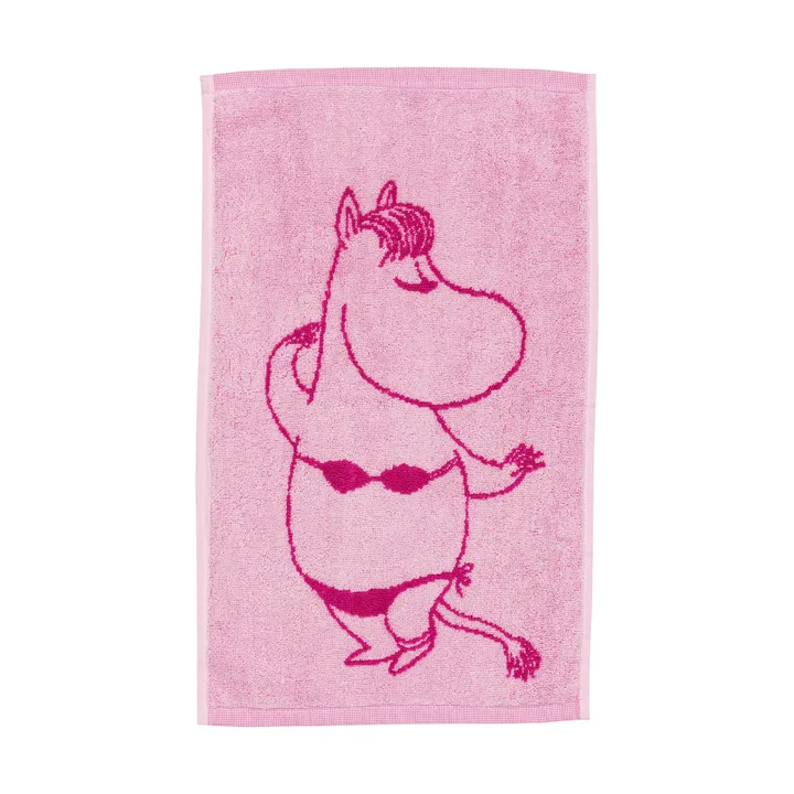 Mumi håndklæde 30x50 cm - Snorkfrøken rosa - Moomin Arabia