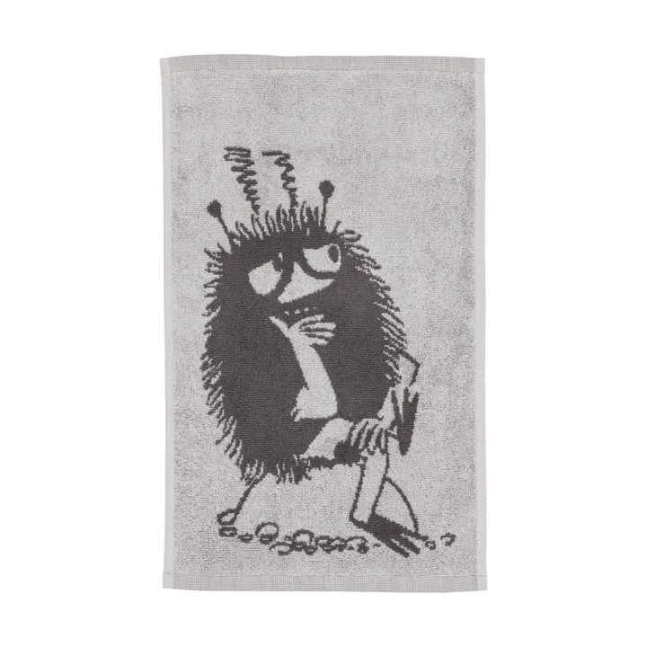 Mumi håndklæde 30x50 cm - Stinky, grå - Moomin Arabia