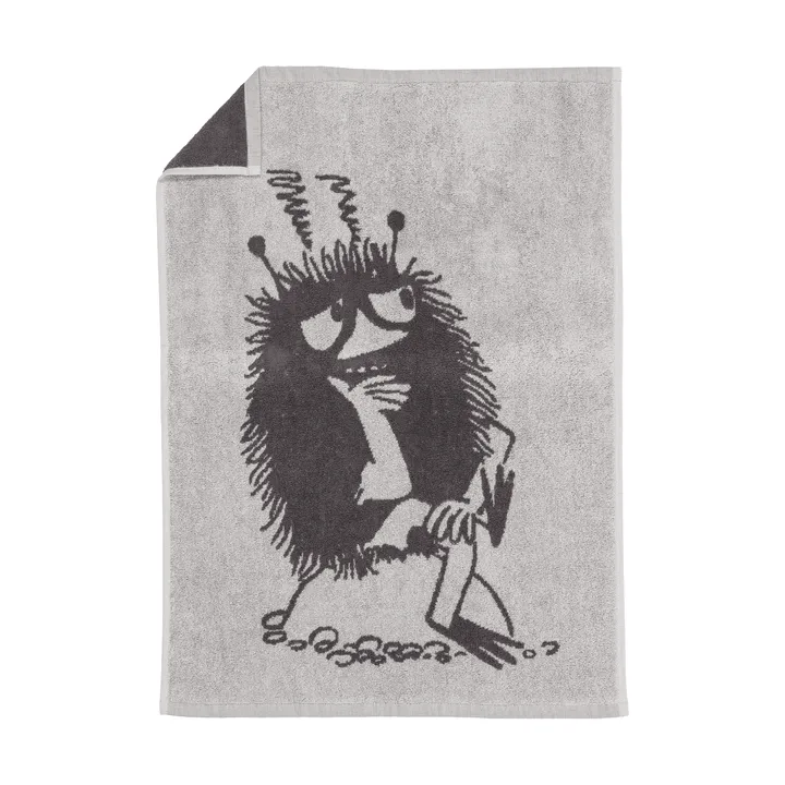 Mumi håndklæde 50x70 cm - Stinky, grå - Moomin Arabia