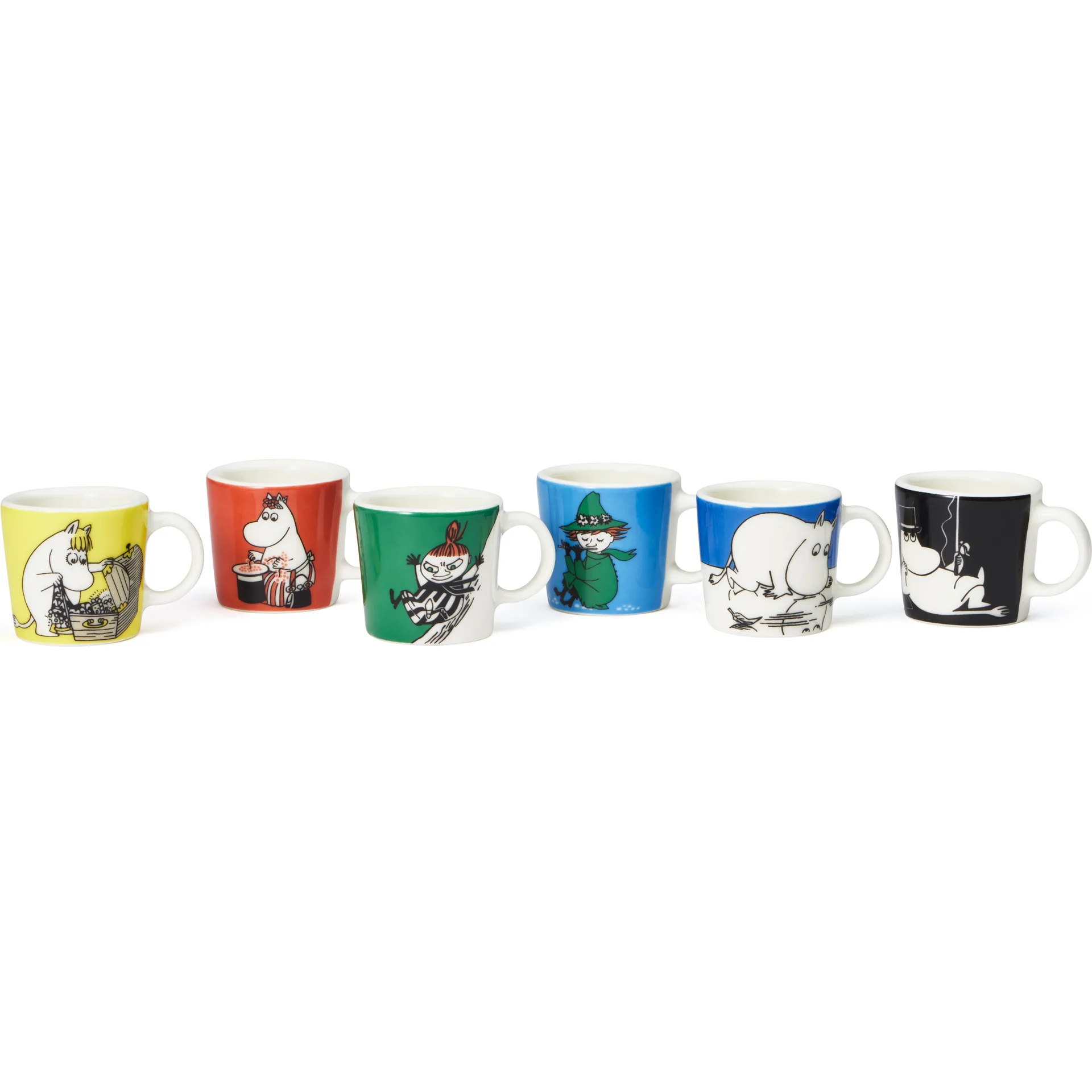 Mumi minikrus 6-pakke Første classic, Multi Moomin Arabia