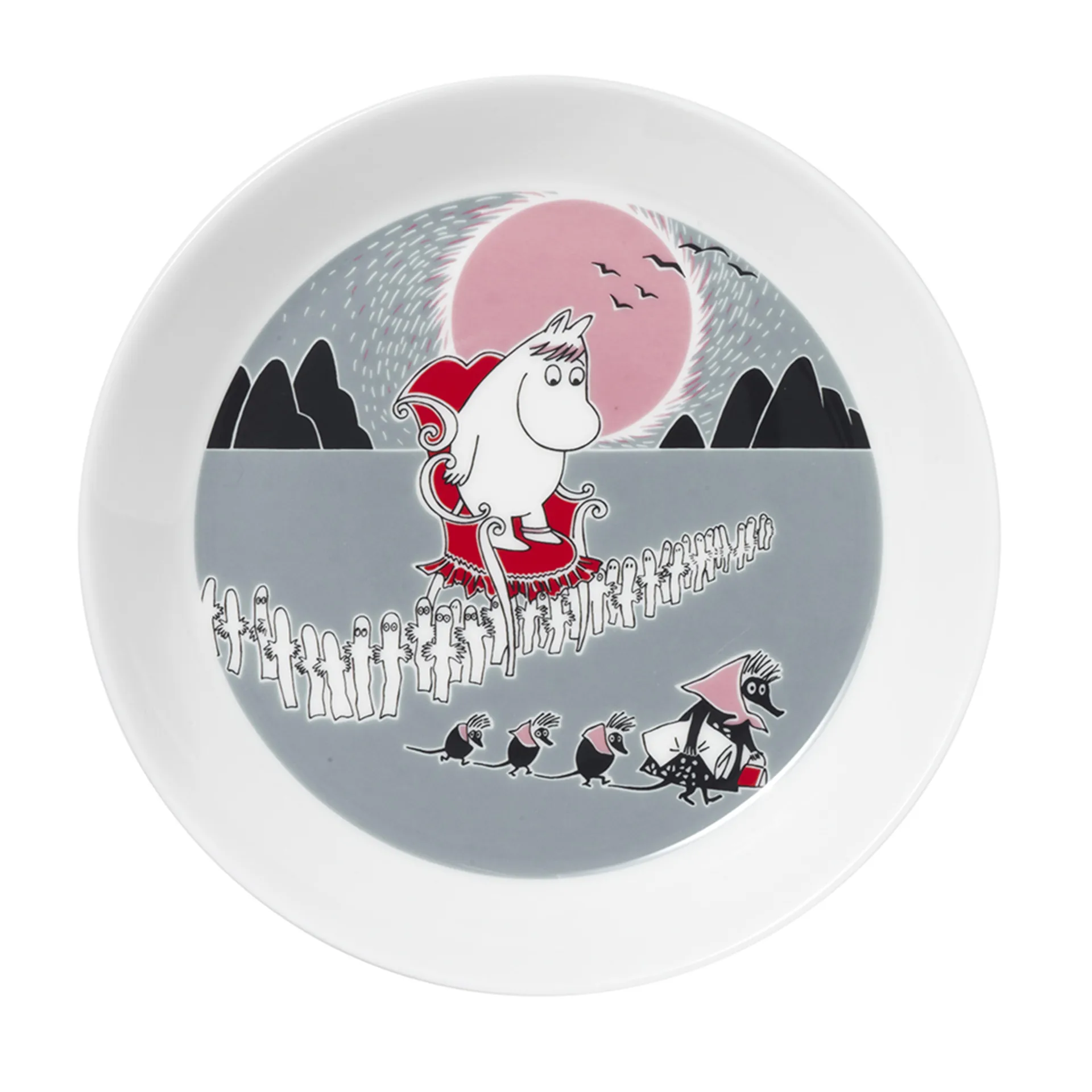 Mumi på eventyr flyttet tallerken, 19 cm Moomin Arabia