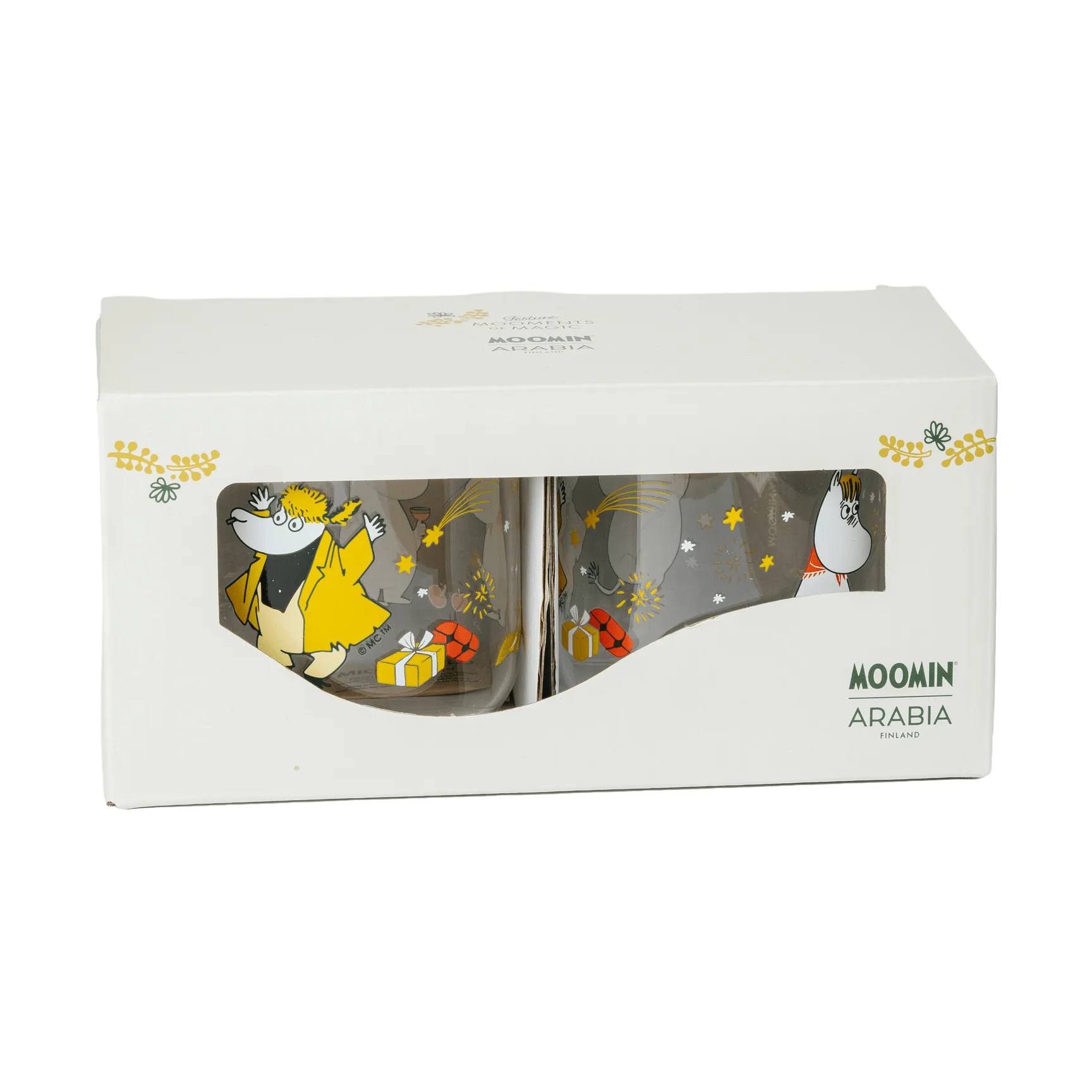 Mumin glaskrus, Kærlighedsgave, 30 cl, 2-pak Moomin Arabia