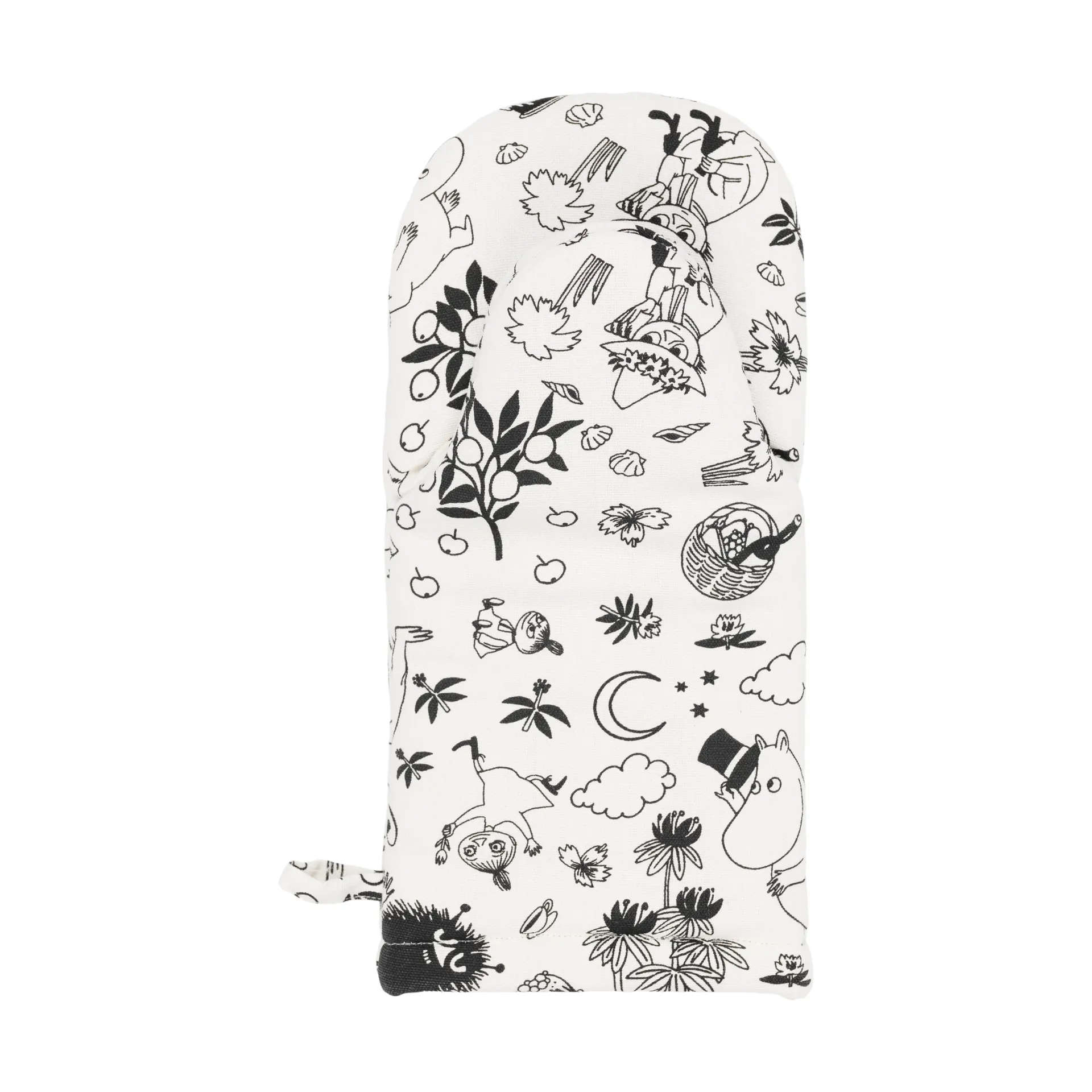 Mumin grydehandske, Off-white, 34x15 cm Moomin Arabia