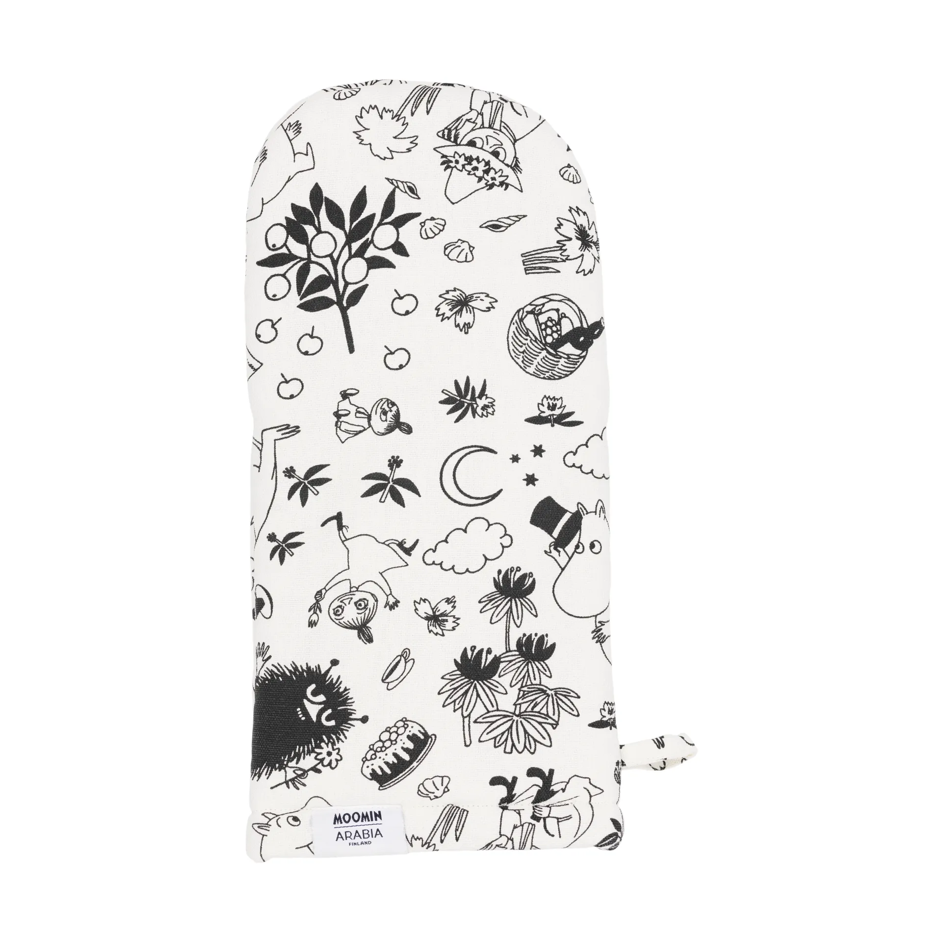 Mumin grydehandske, Off-white, 34x15 cm Moomin Arabia