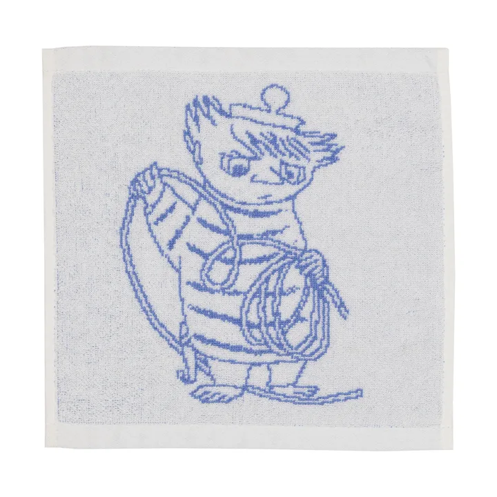 Mumin håndklæde 25x25 cm - Too-ticky, blå - Moomin Arabia