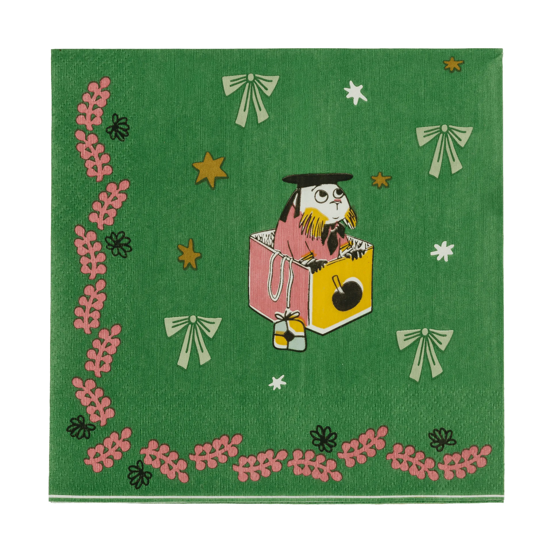 Mumin papirserviet, Kærlighedsgave, 33x33 cm, 20-pak Moomin Arabia