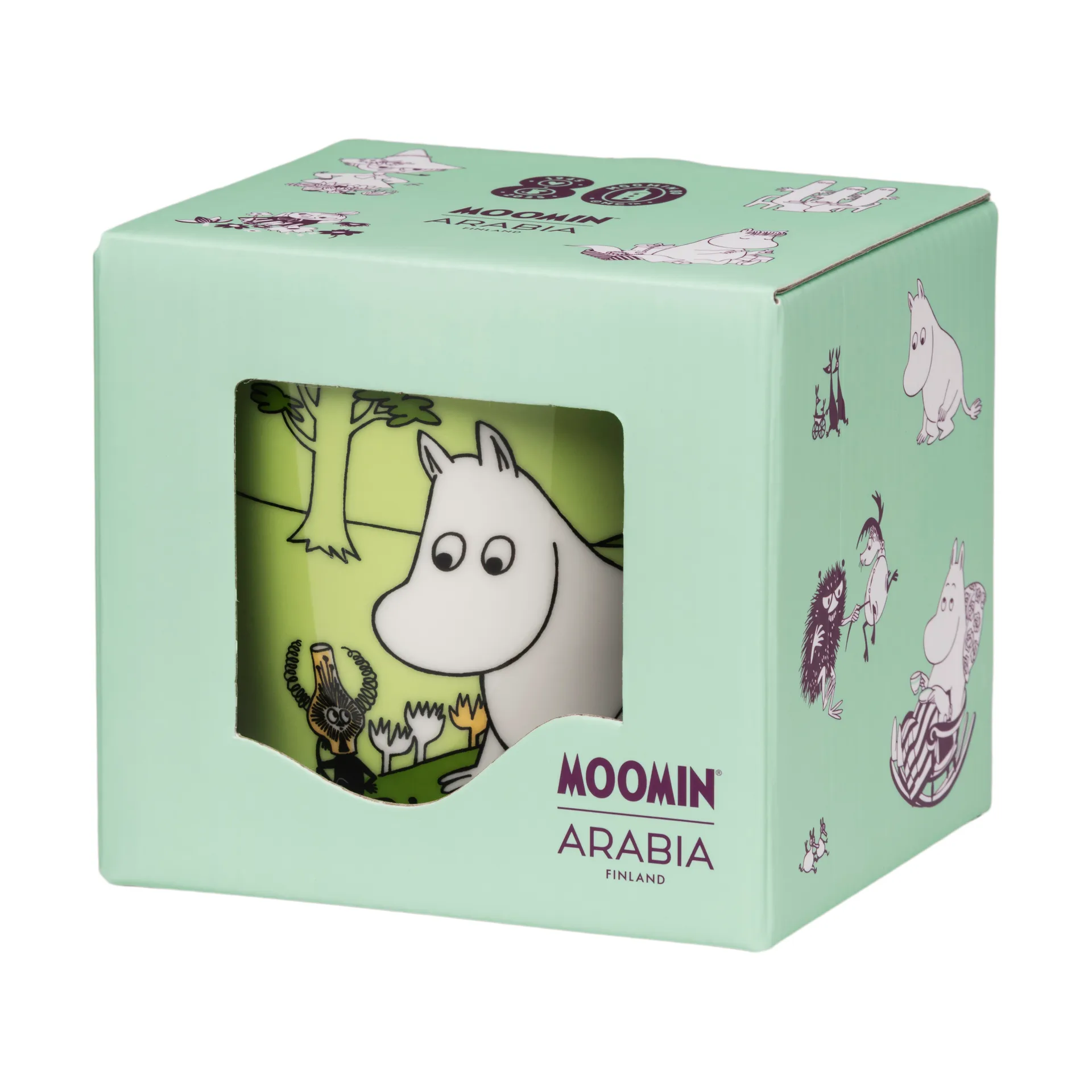Mumintrollet mumimug 80-års jubilæum, 30 cl Moomin Arabia