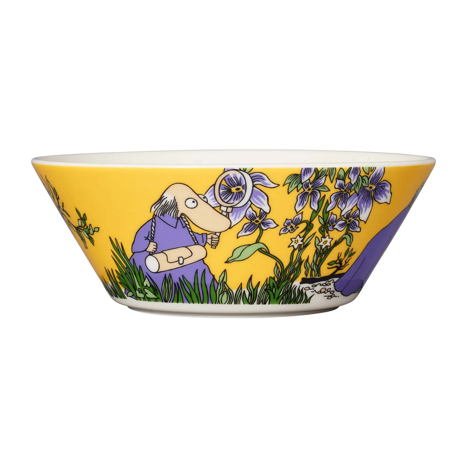 Mumiskål Ø15 cm Hemulen, Gul Moomin Arabia