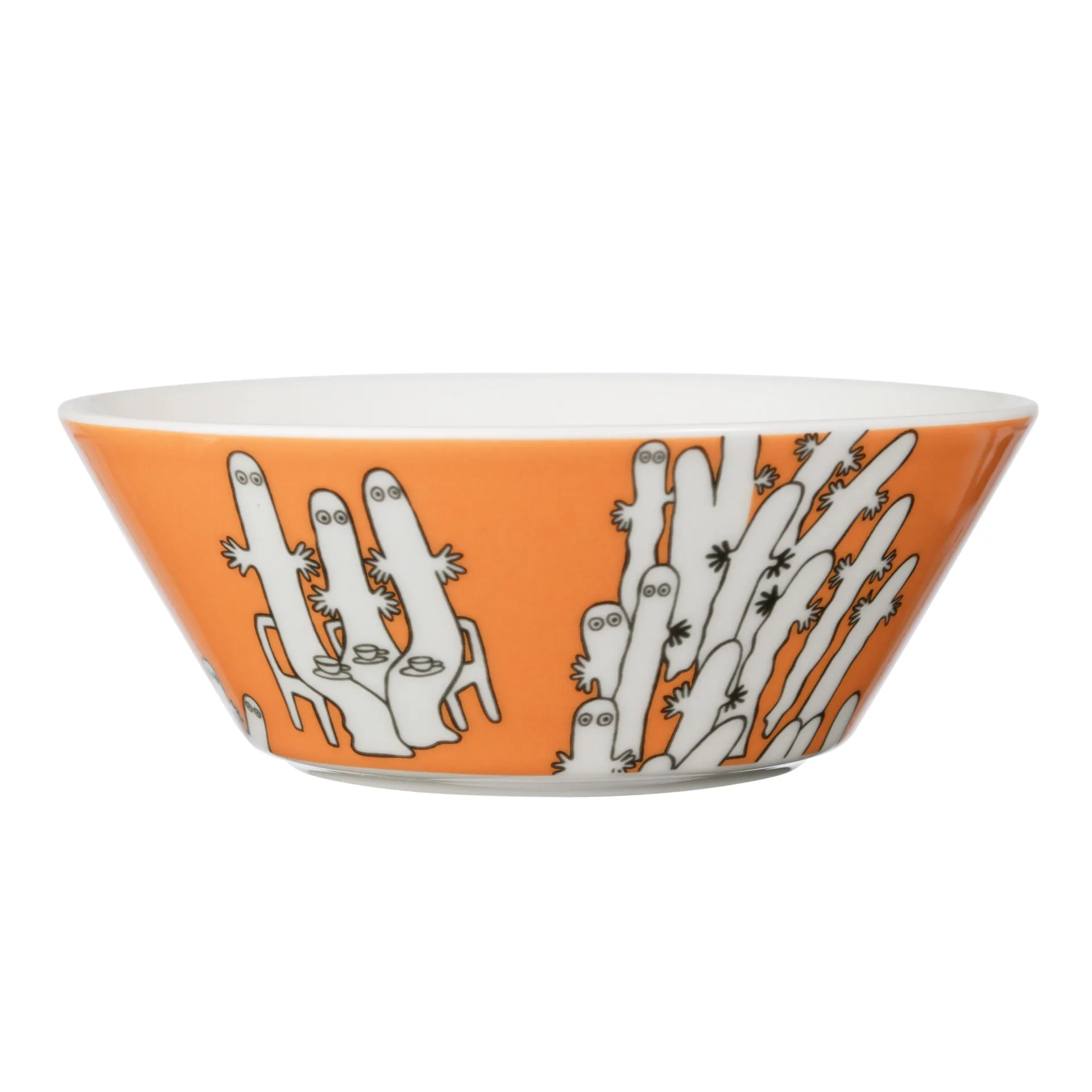 Mumiskål, Hattifnattar, orange Moomin Arabia
