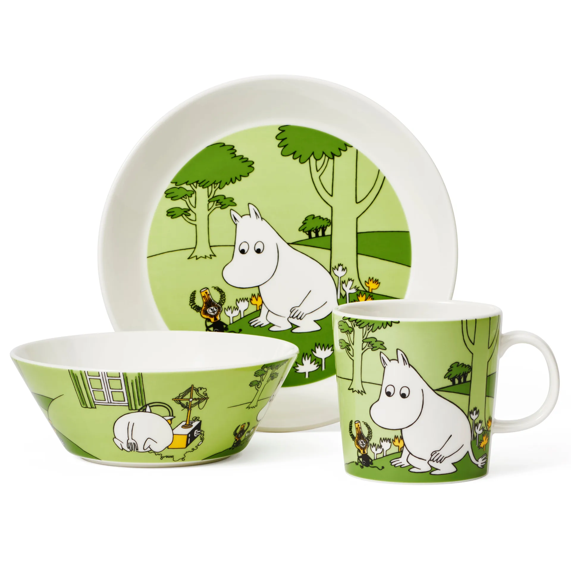 Mumiskål, Mumitrolden, Græsgrøn Moomin Arabia