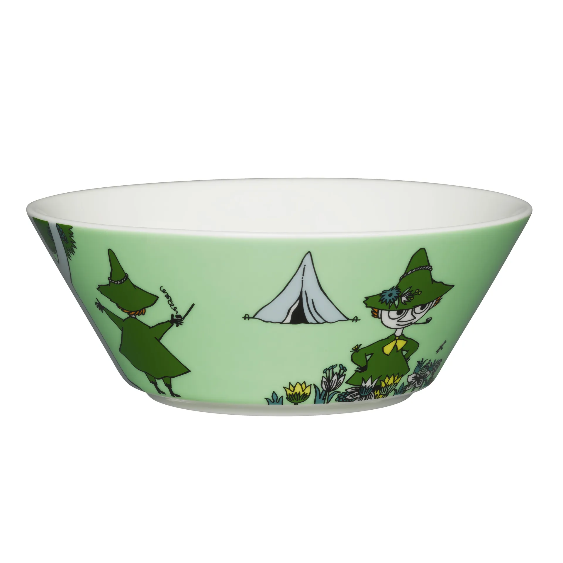 Mumiskål, Snusmumriken, grøn Moomin Arabia