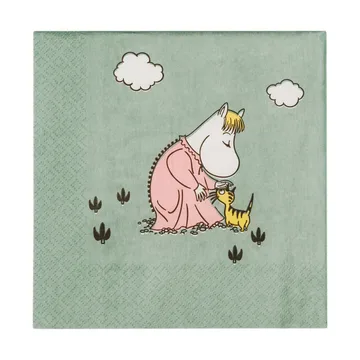 Omsorg Mumi papirserviet 33x33 cm - 20-pak - Moomin Arabia