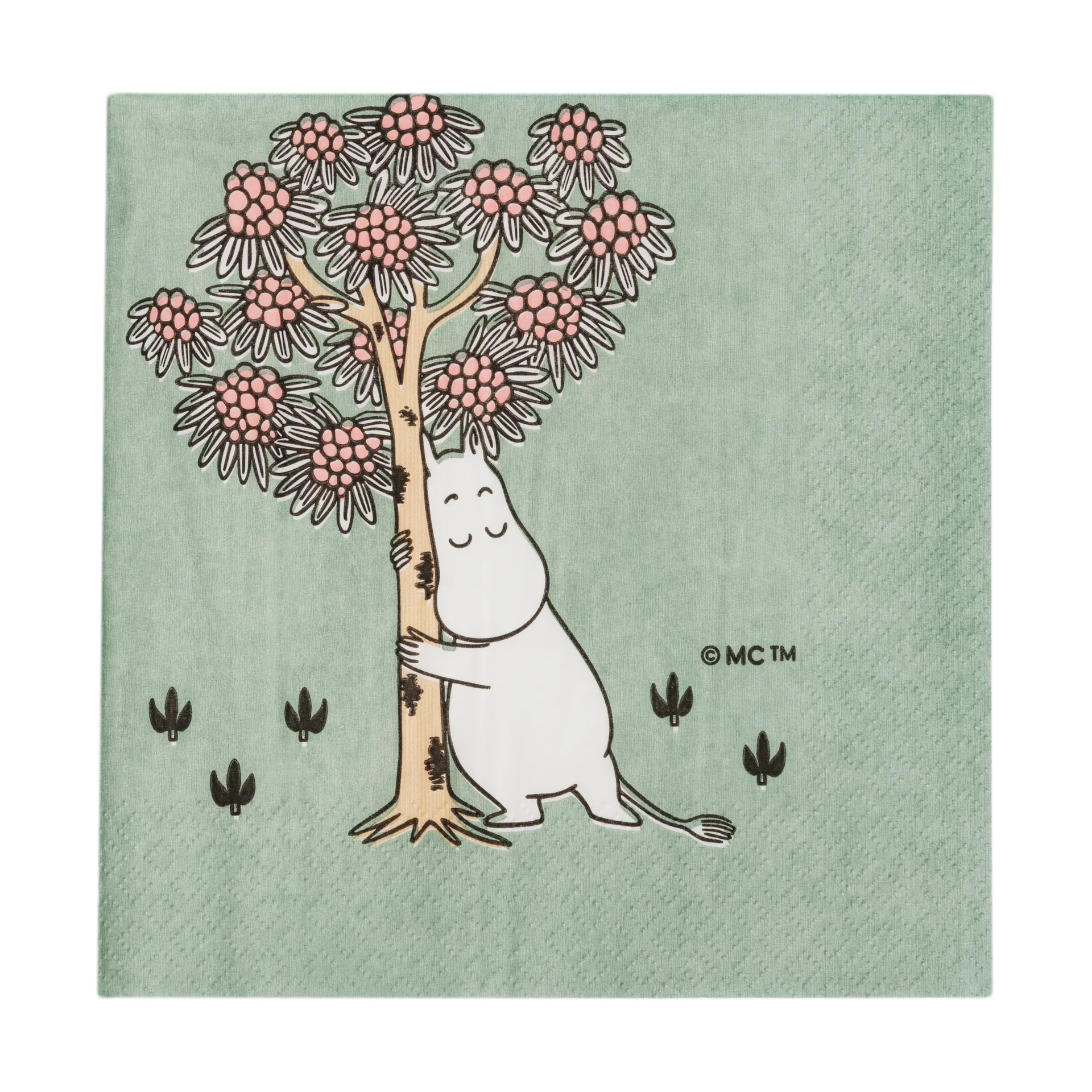 Omsorg Mumi papirserviet 33x33 cm, 20-pak Moomin Arabia