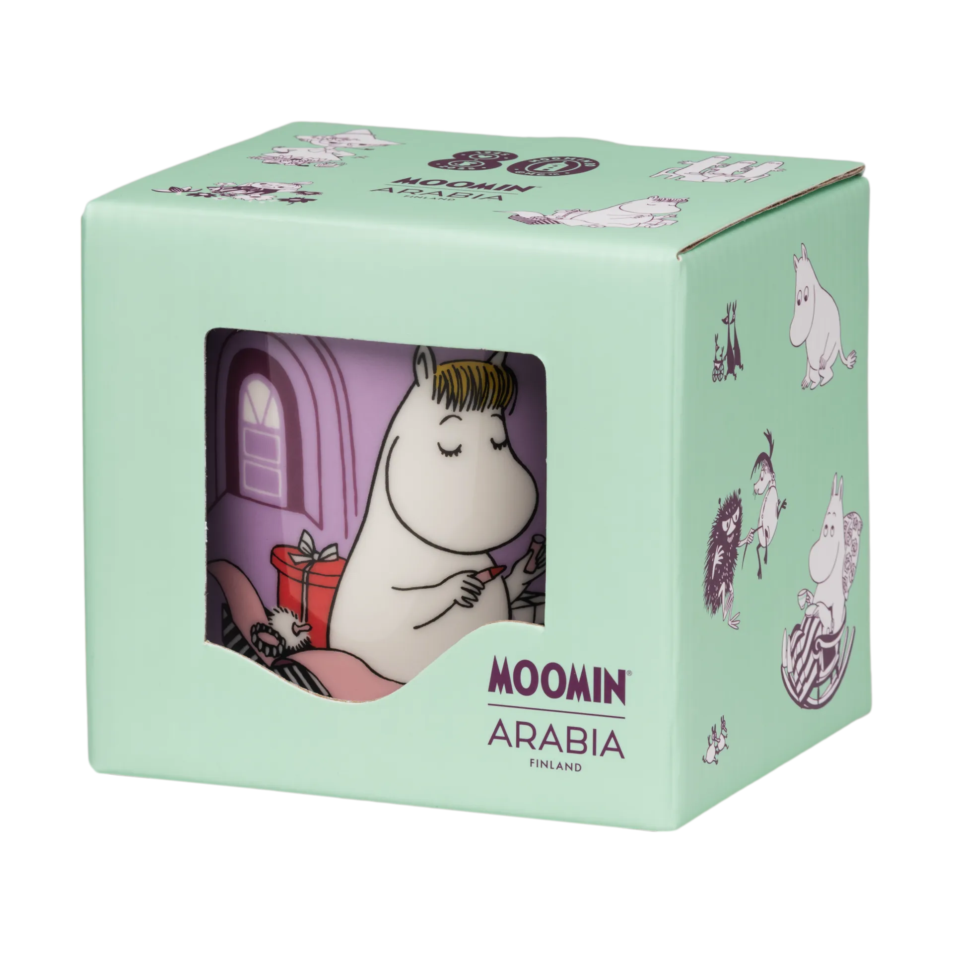 Snorkfrøken mumimug 80-årsjubilæum, 30 cl Moomin Arabia