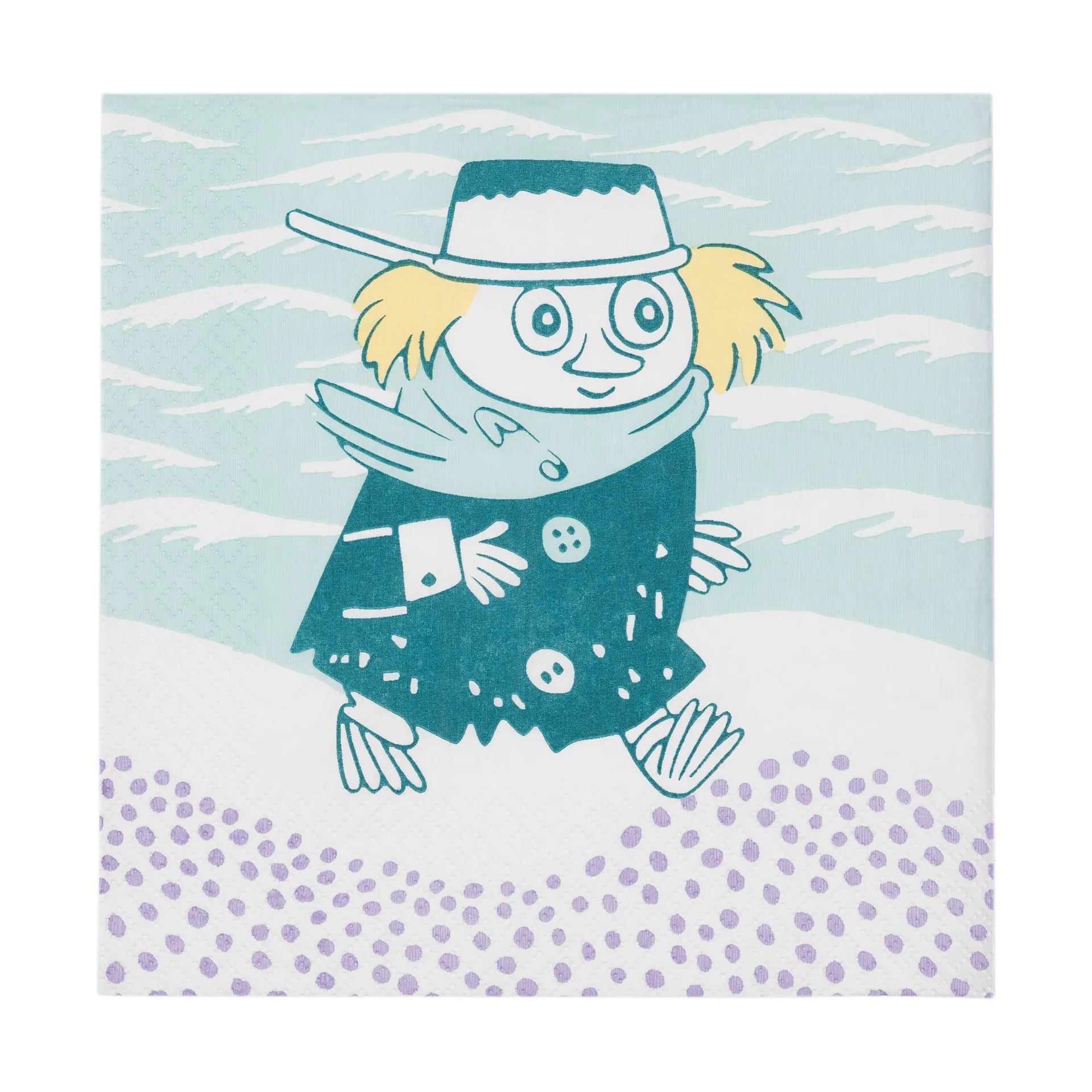 Stranddag Mumi papirserviet 33x33 cm 20 stk, Flerfarvet Moomin Arabia