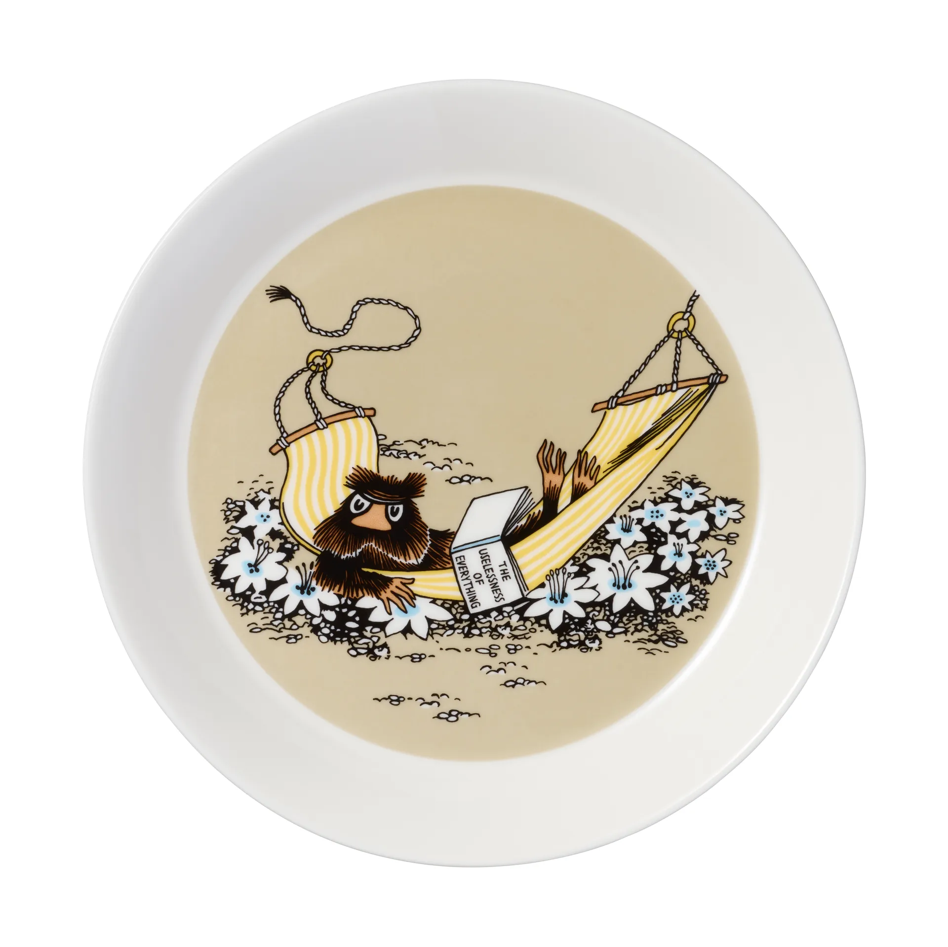 The Muskrat Mumitallerken Ø19 cm, Beige Moomin Arabia