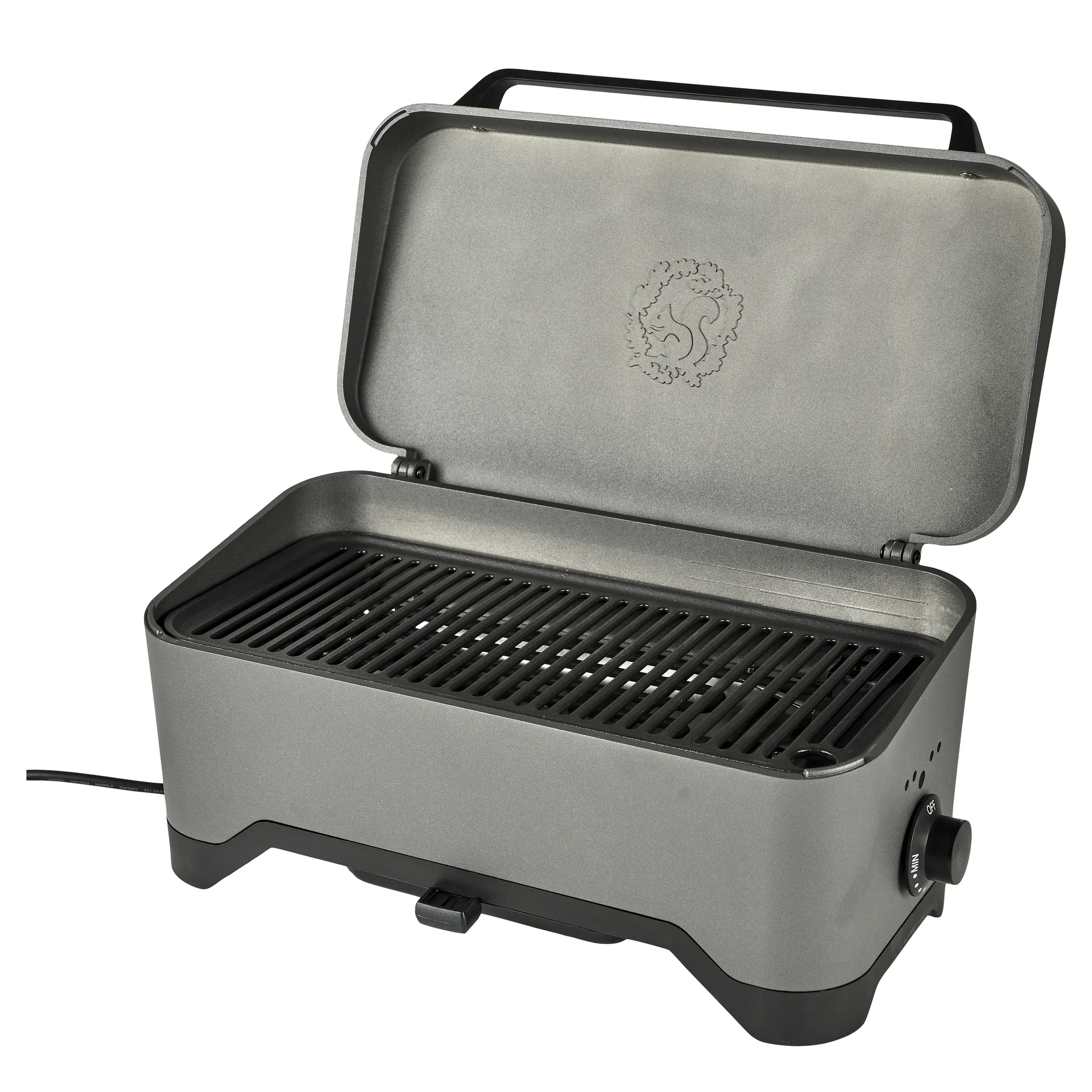 Balcone elgrill med støbejernsrist, Støbejern Morsø