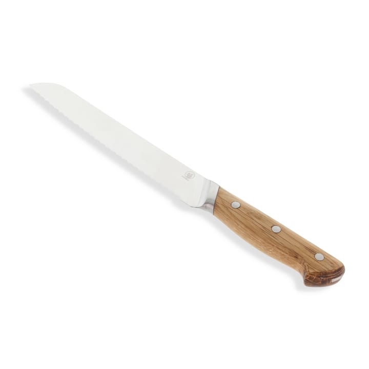 Foresta brødkniv 32,5 cm - Rustfrit stål/Eg - Morsø