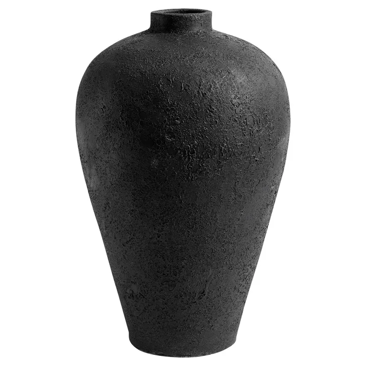 Luna krukke 60x35cm - Sort-terracotta - MUUBS