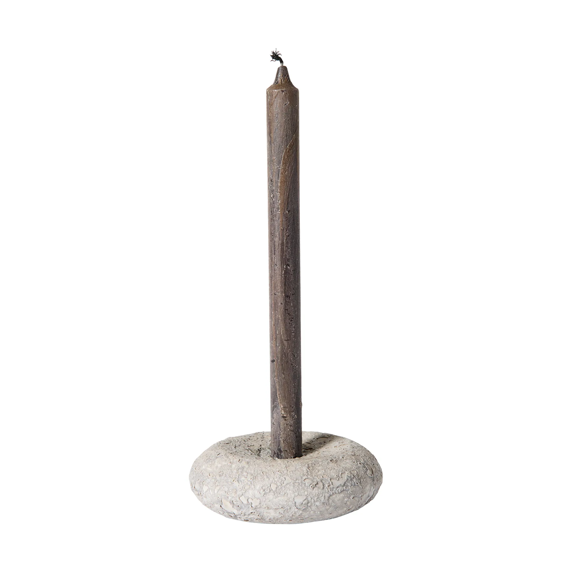 Luna lysestage, Grey, Ø13×4,8 cm MUUBS