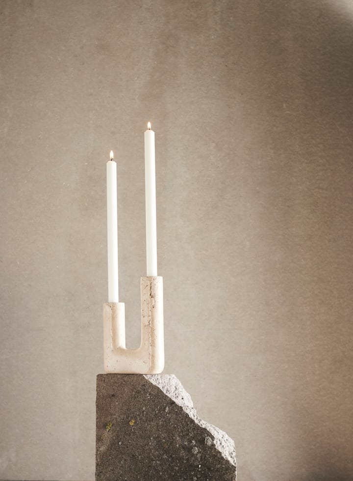 Minerva lysestage 20 cm, Creme MUUBS